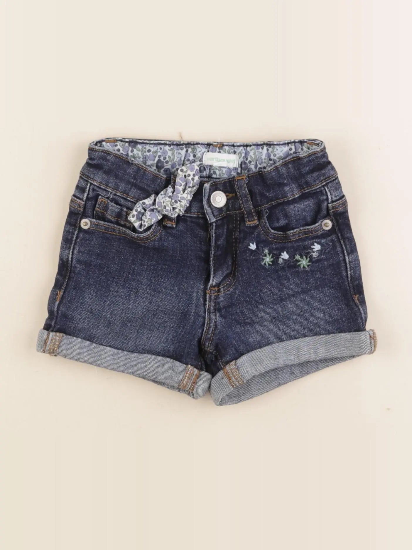 Vertbaudet - short bleu - 3 ans