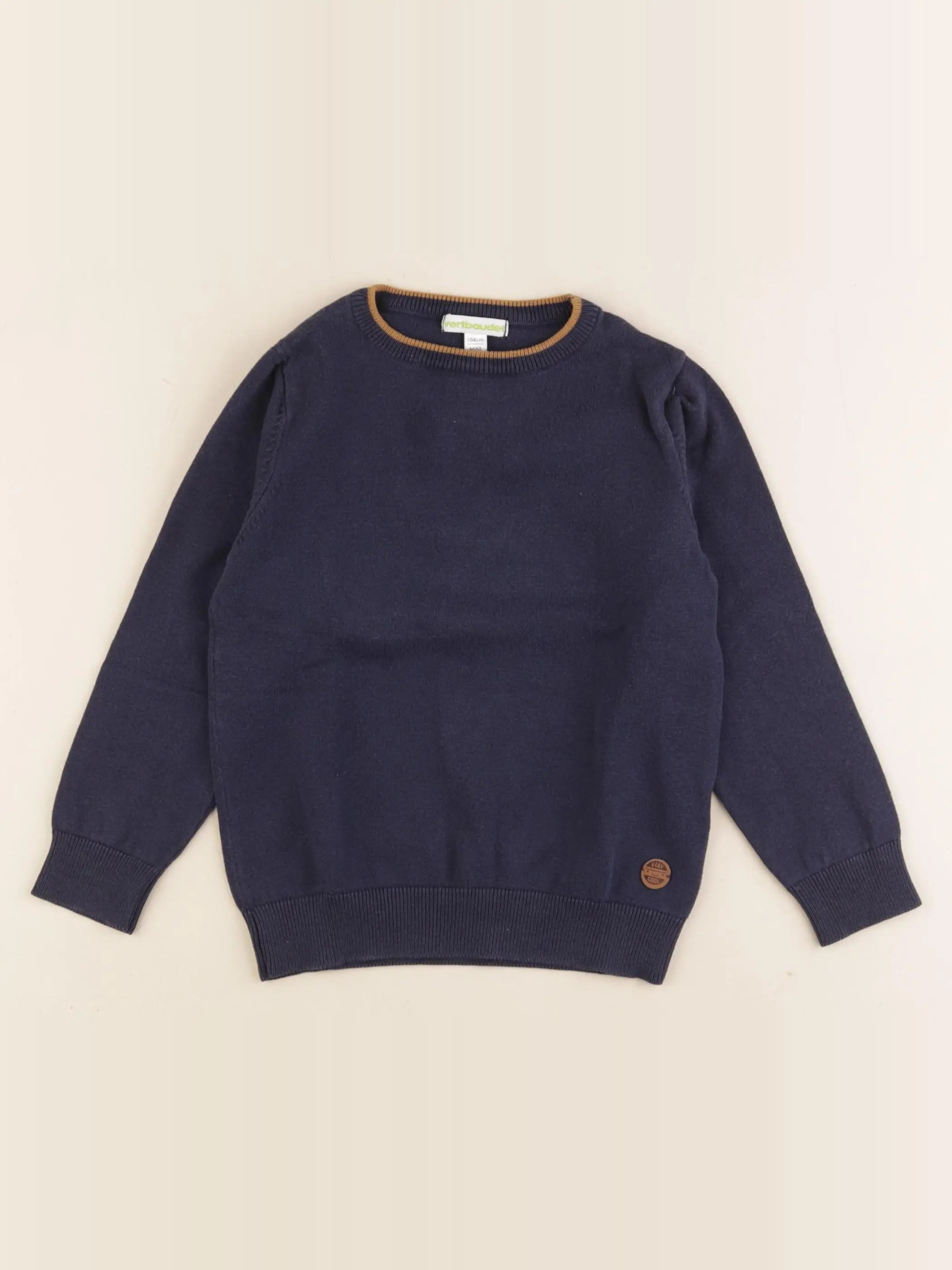 Vertbaudet - pull bleu - 4 ans