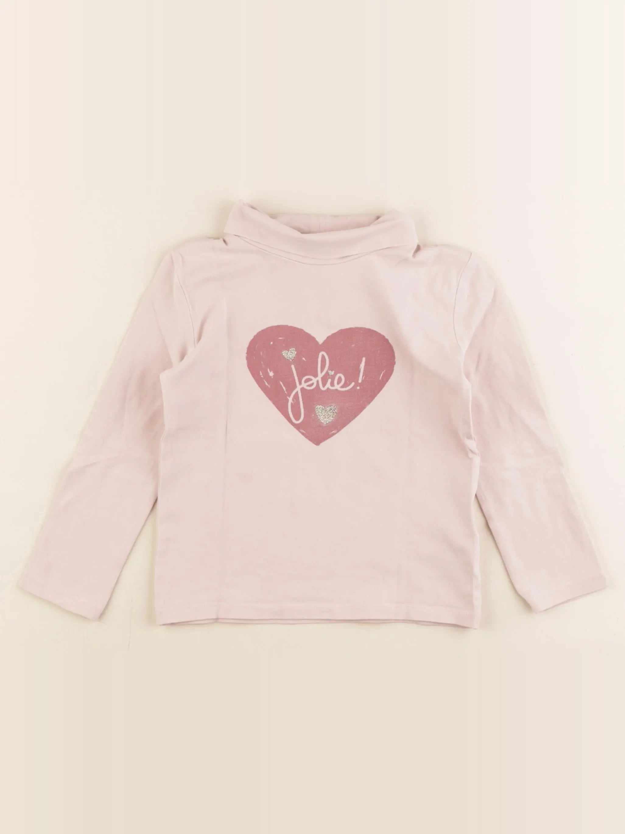 Vertbaudet - sous-pull rose - 3 ans