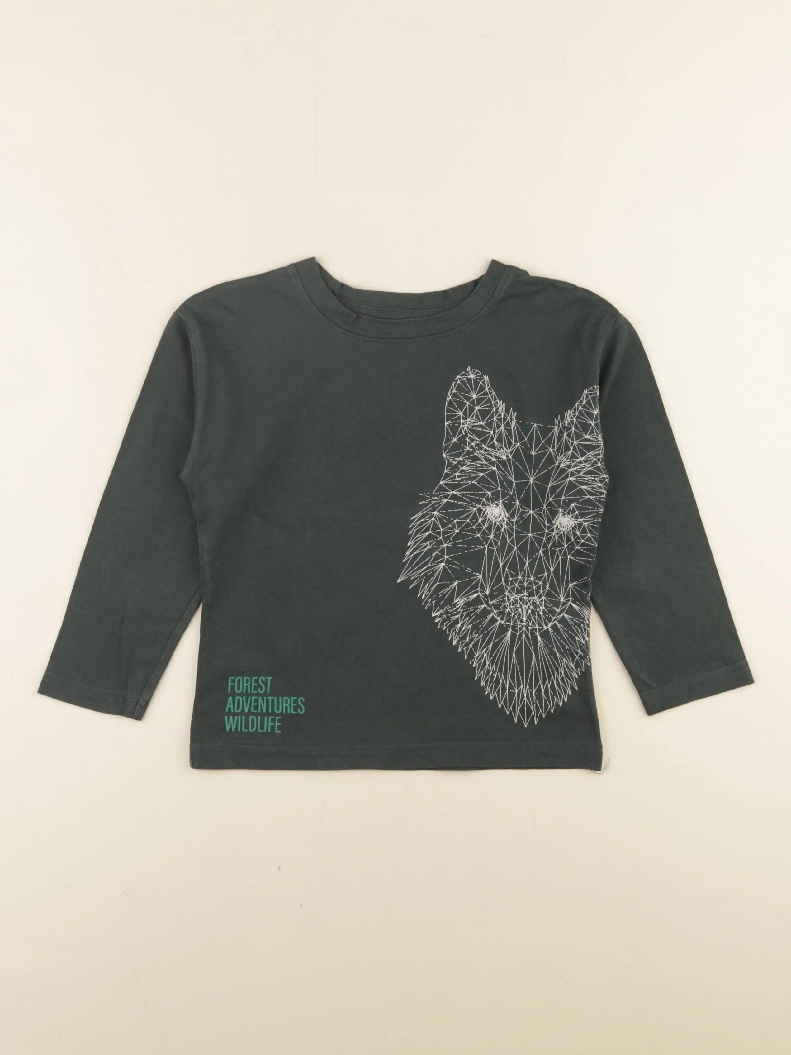 Vertbaudet - tee-shirt noir - 5 ans