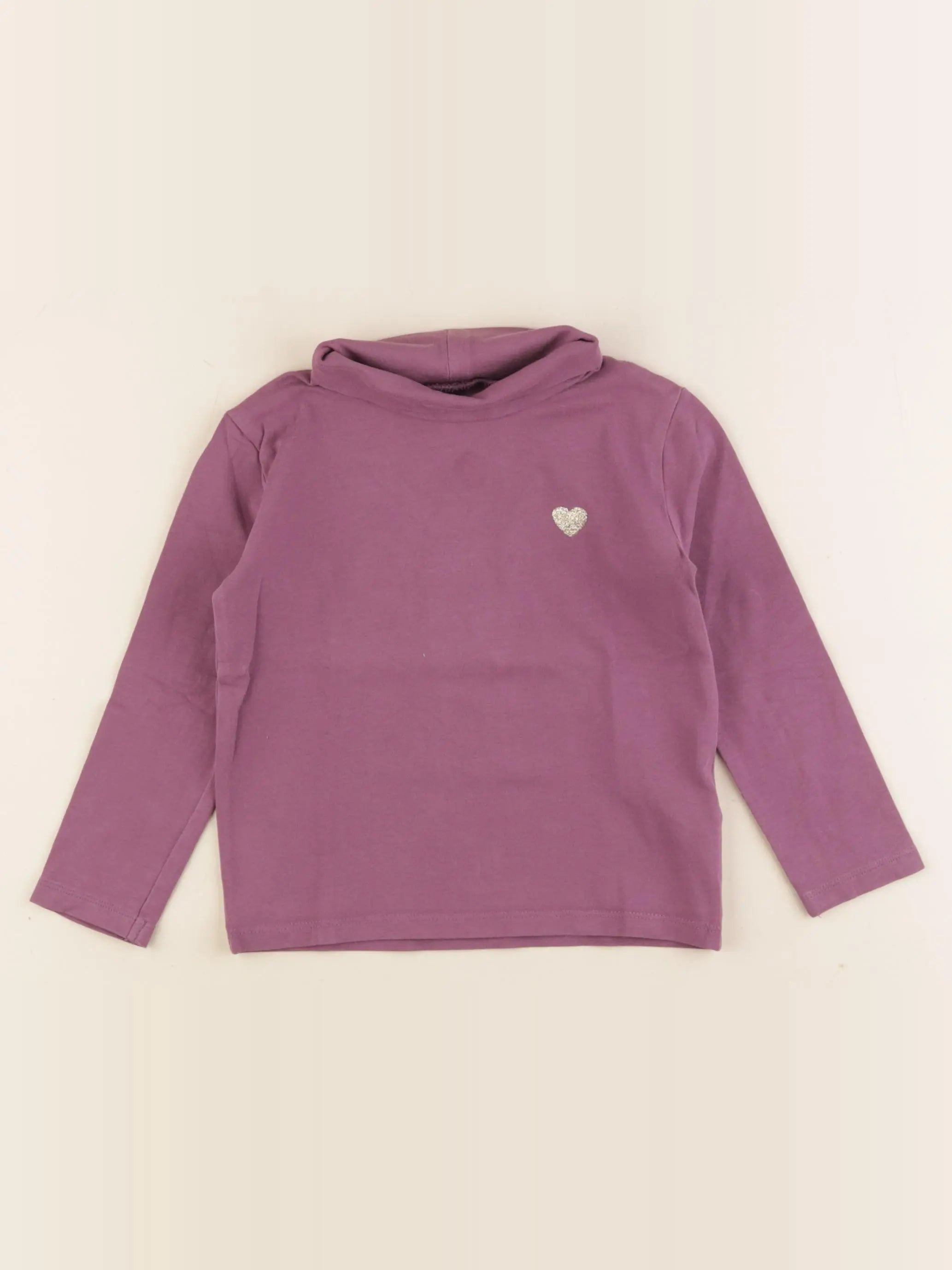 Vertbaudet - sous-pull violet - 3 ans
