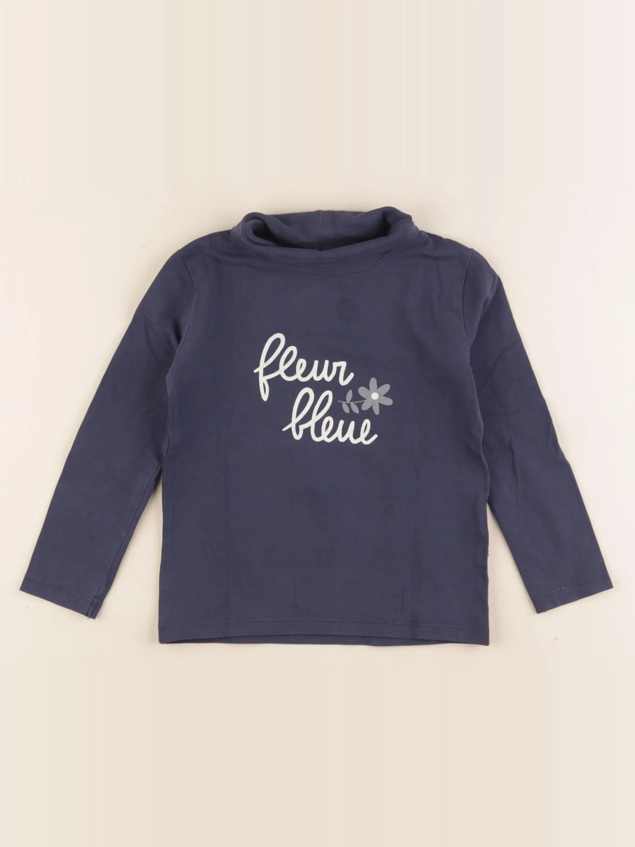 Vertbaudet - sous-pull bleu - 3 ans