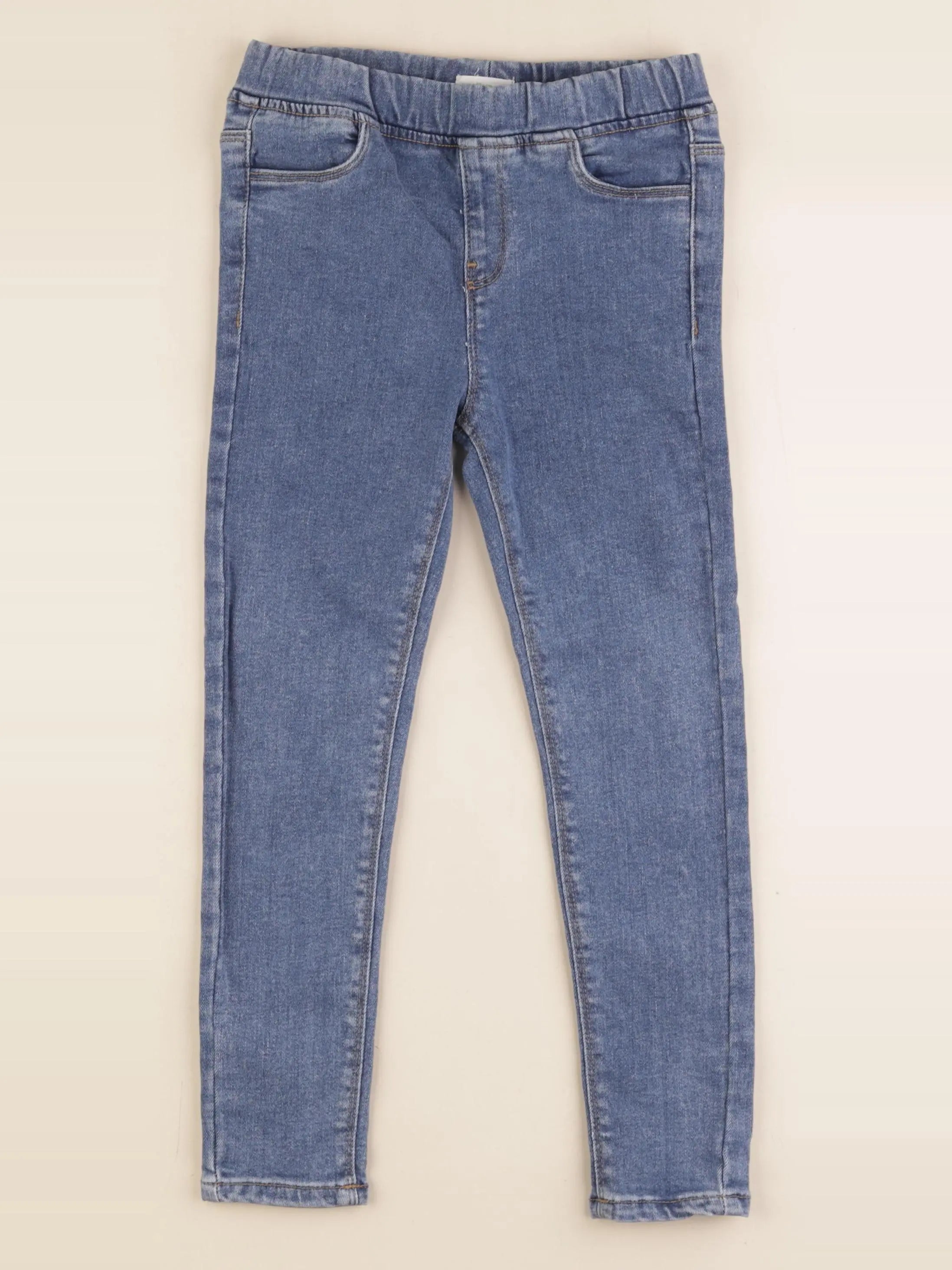 Vertbaudet - jegging bleu - 7 ans