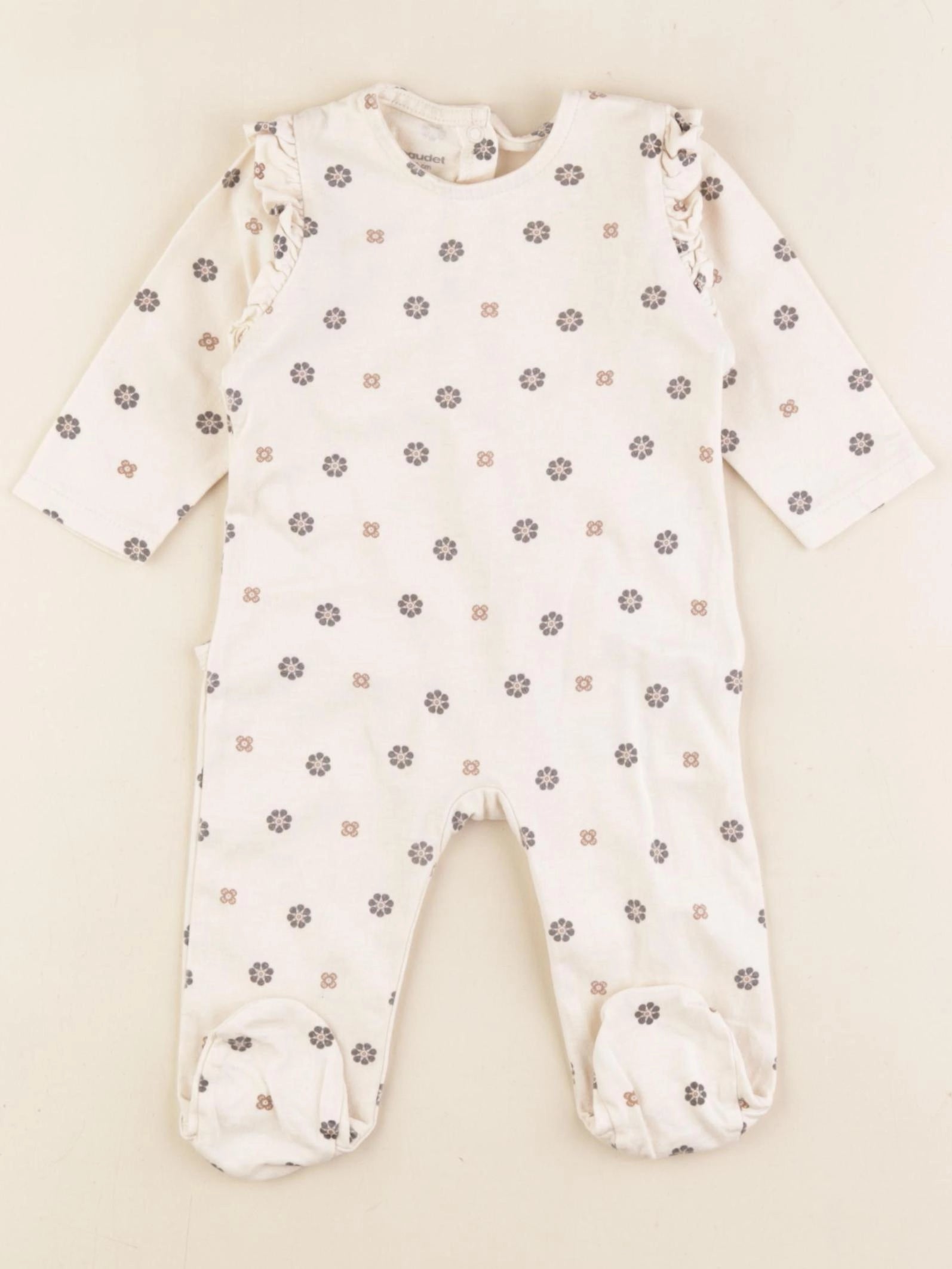 Vertbaudet - pyjama coton multicolore - 3 mois