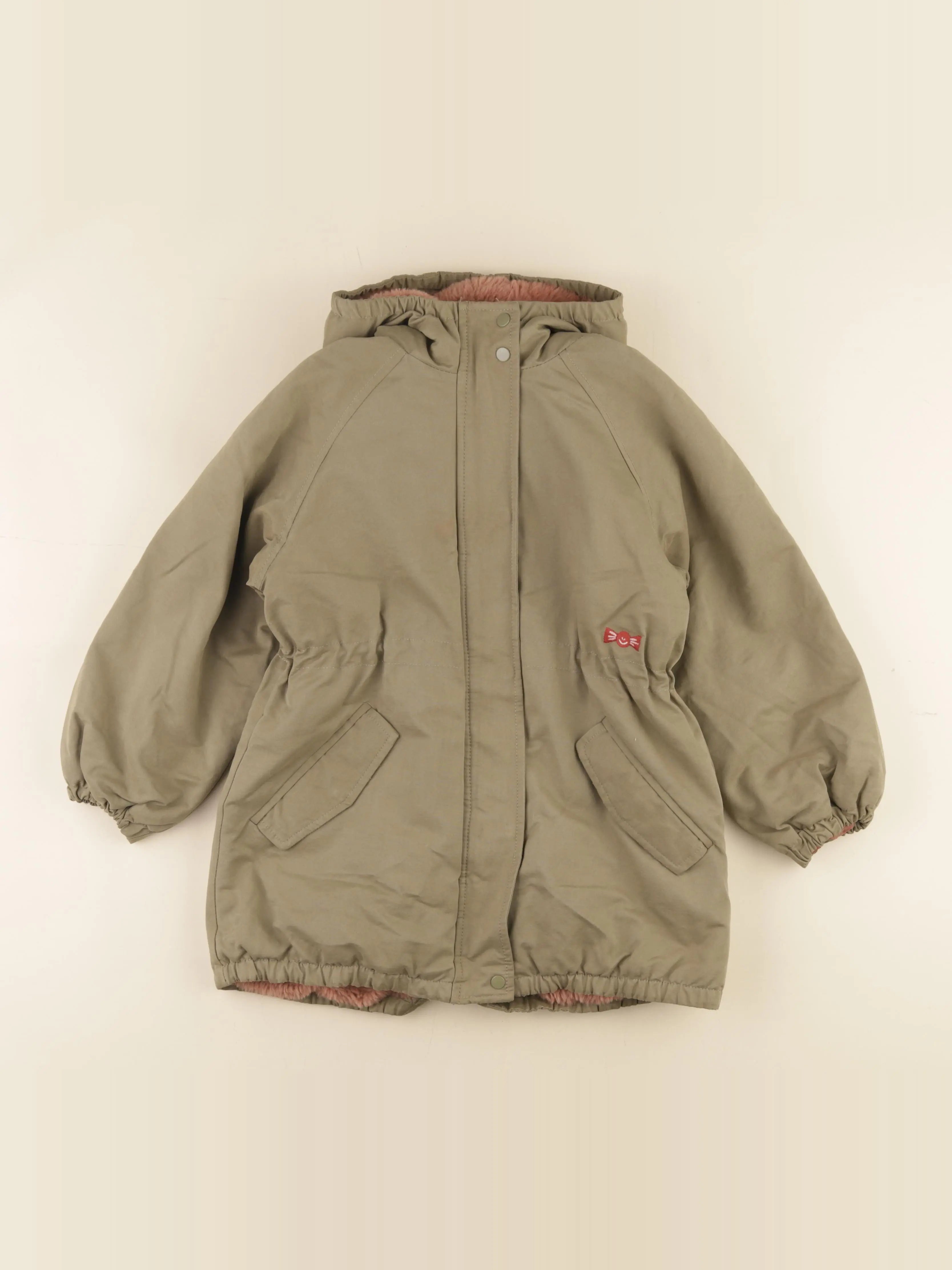 Vertbaudet - parka vert - 9 ans