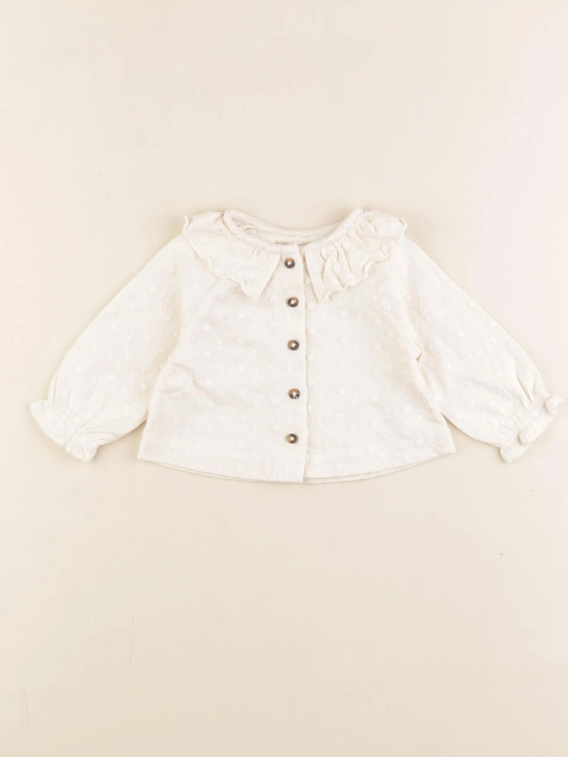 Vertbaudet - chemise blanc - 3 mois