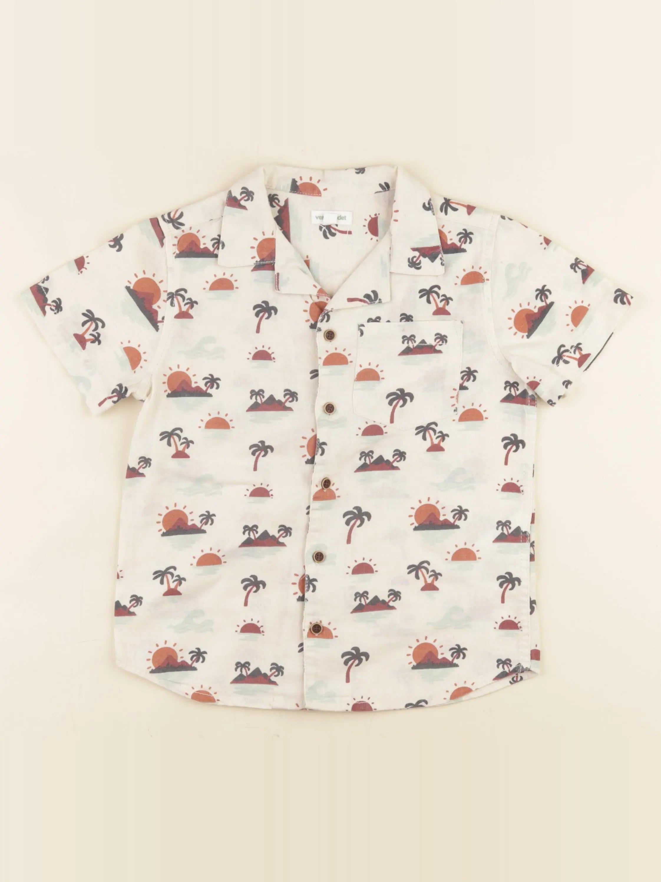 Vertbaudet - chemise multicolore - 5 ans