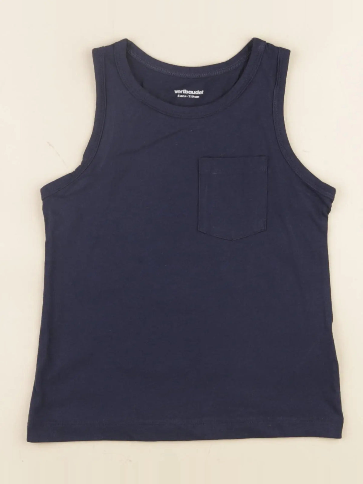Vertbaudet - débardeur bleu - 5 ans