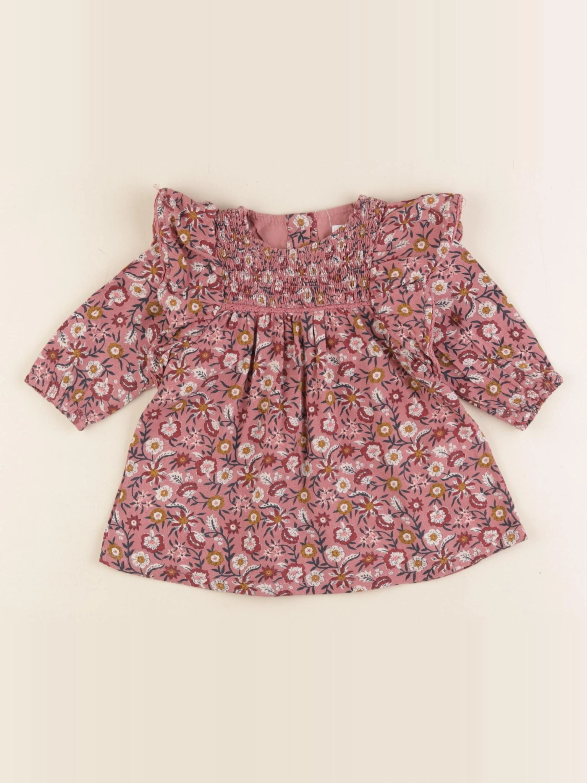 Vertbaudet - robe multicolore - 3 mois