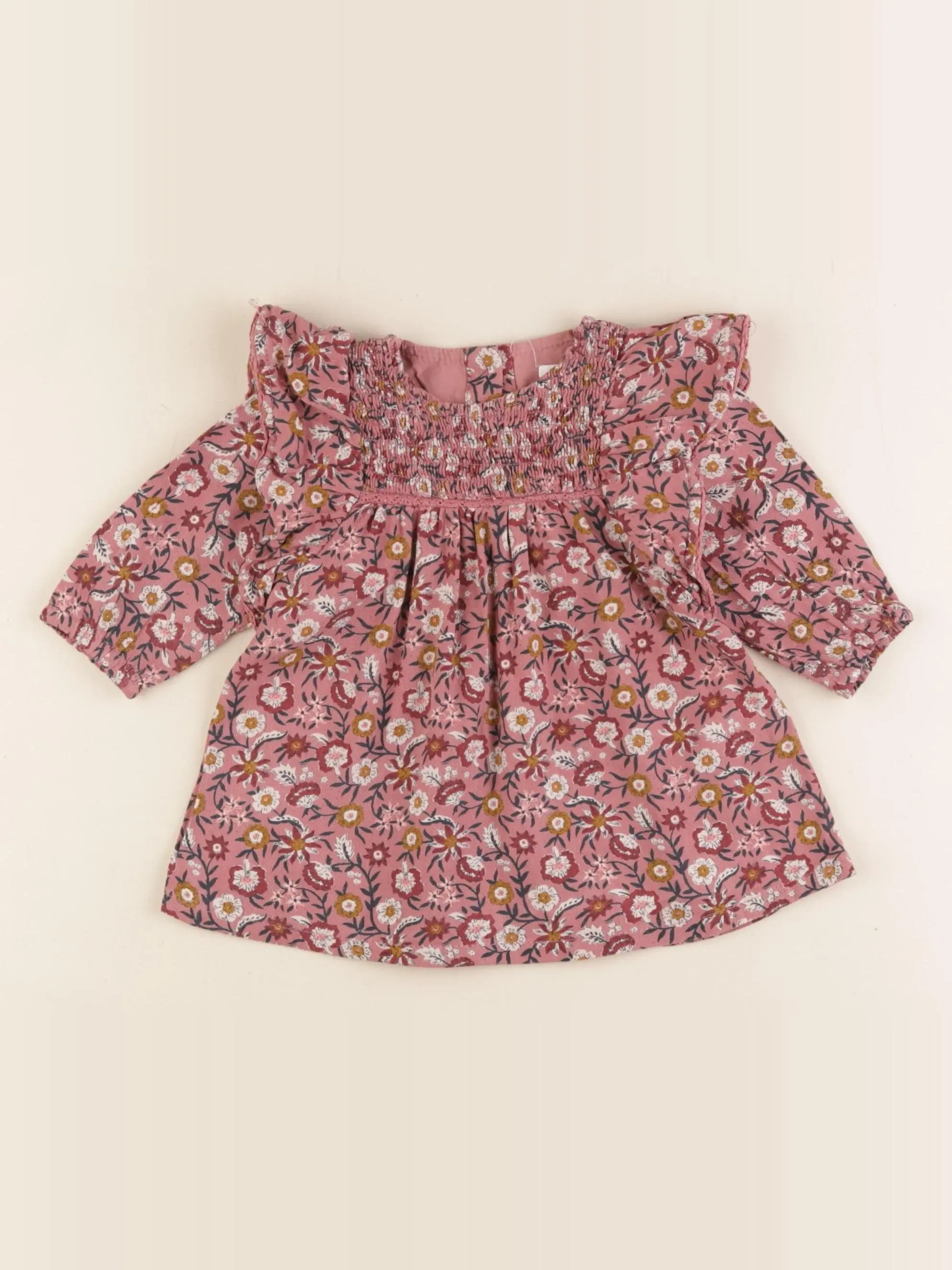 Vertbaudet - robe multicolore - 3 mois