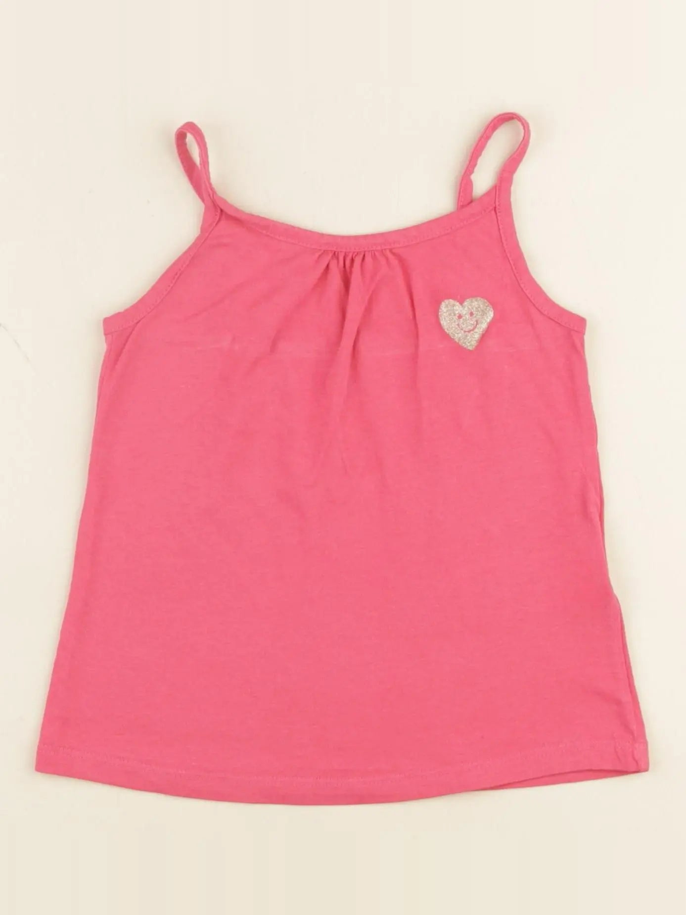 Vertbaudet - débardeur or, rose - 3 ans