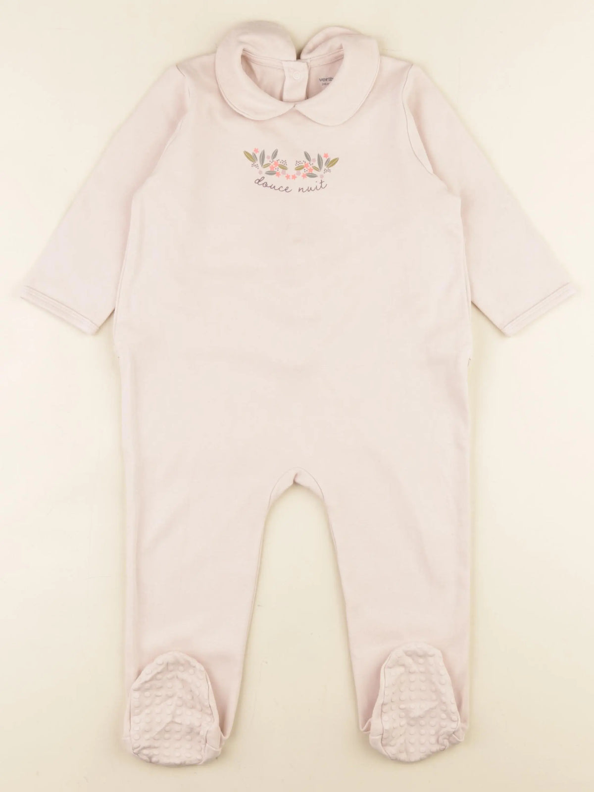 Vertbaudet - pyjama coton rose - 2 ans