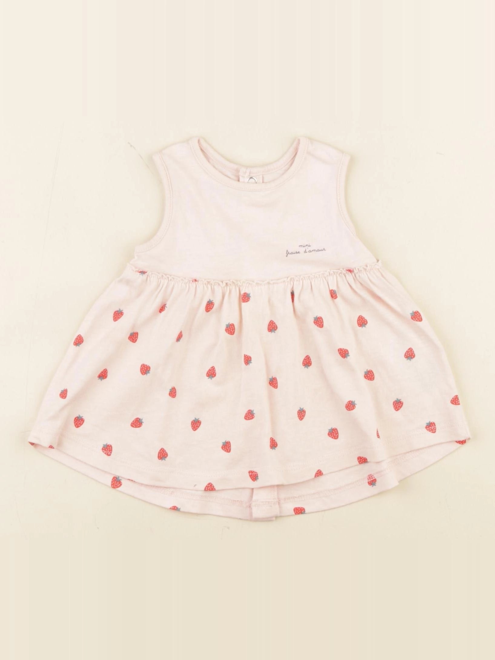 Vertbaudet - robe rose - 1 mois