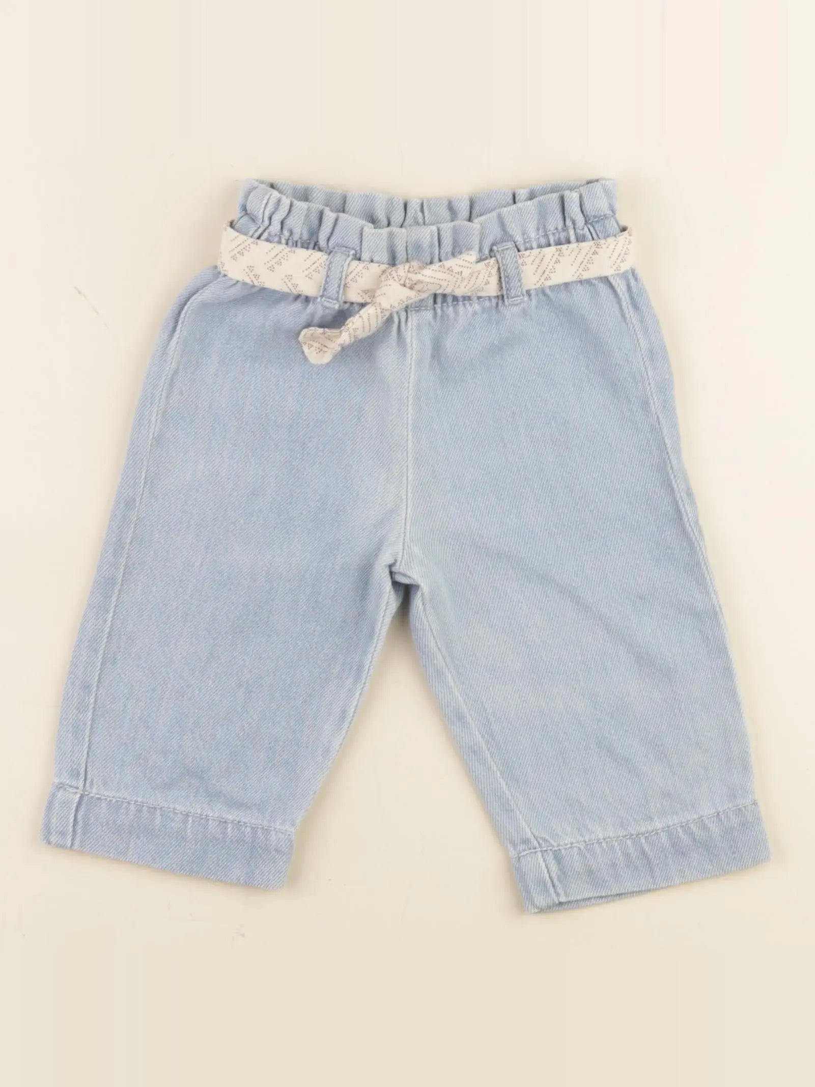 Vertbaudet - jean bleu - 6 mois