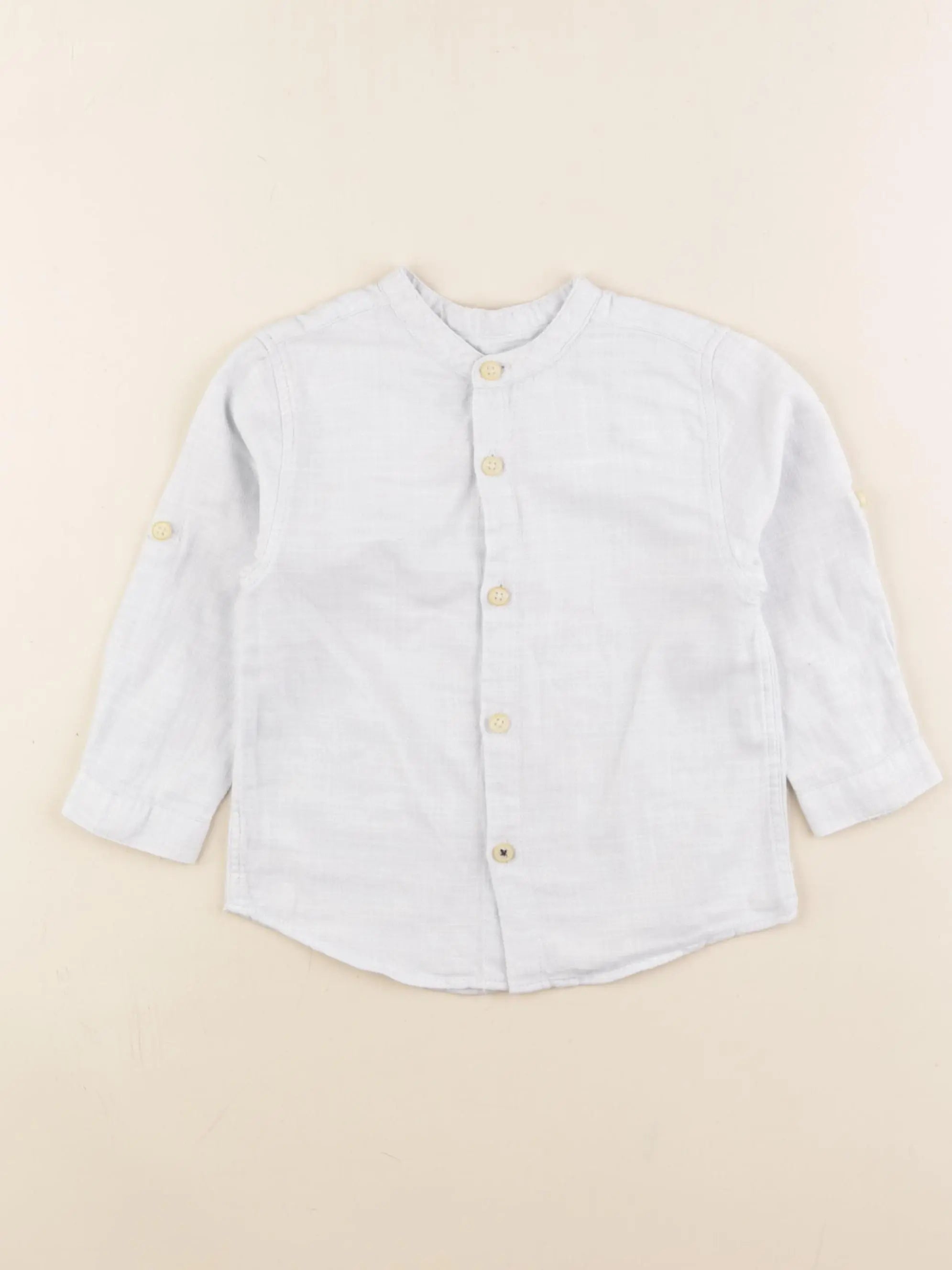 Zara - chemise bleu - 12/18 mois