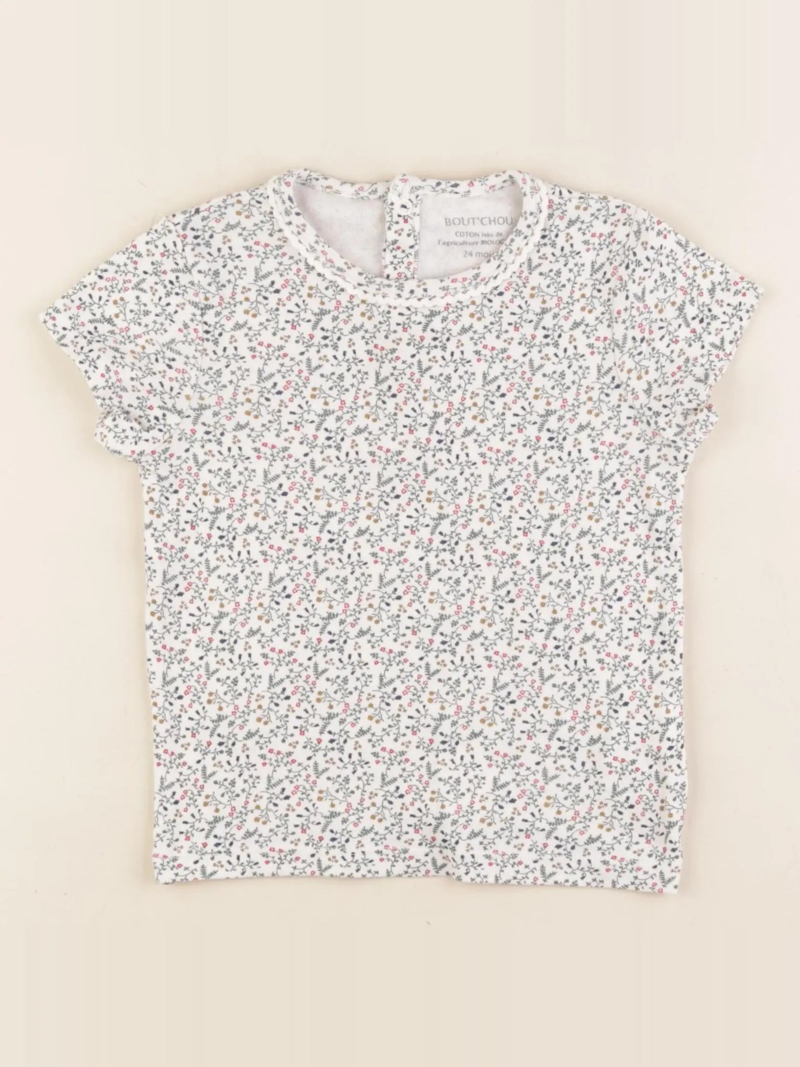Boutchou - tee-shirt multicolore - 24 mois
