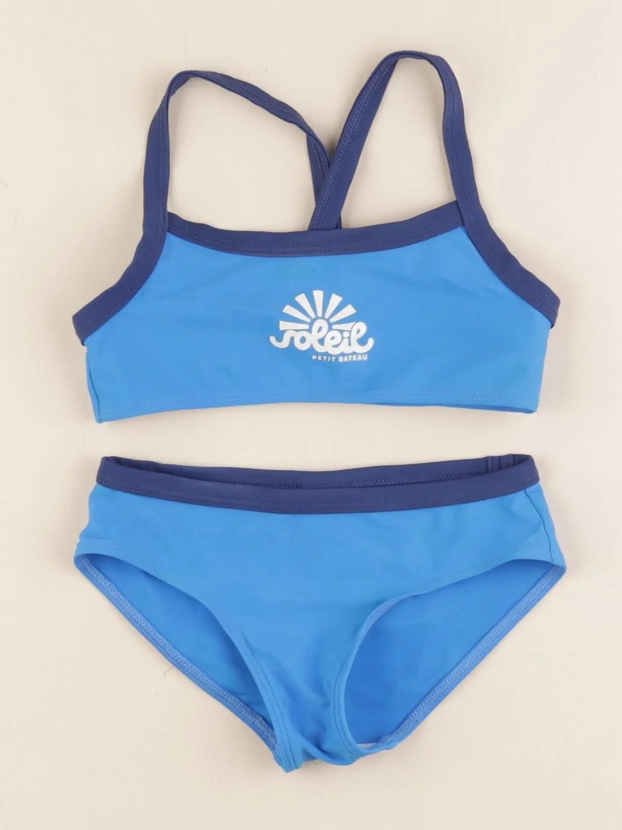 Petit Bateau - maillot de bain bleu - 5 ans