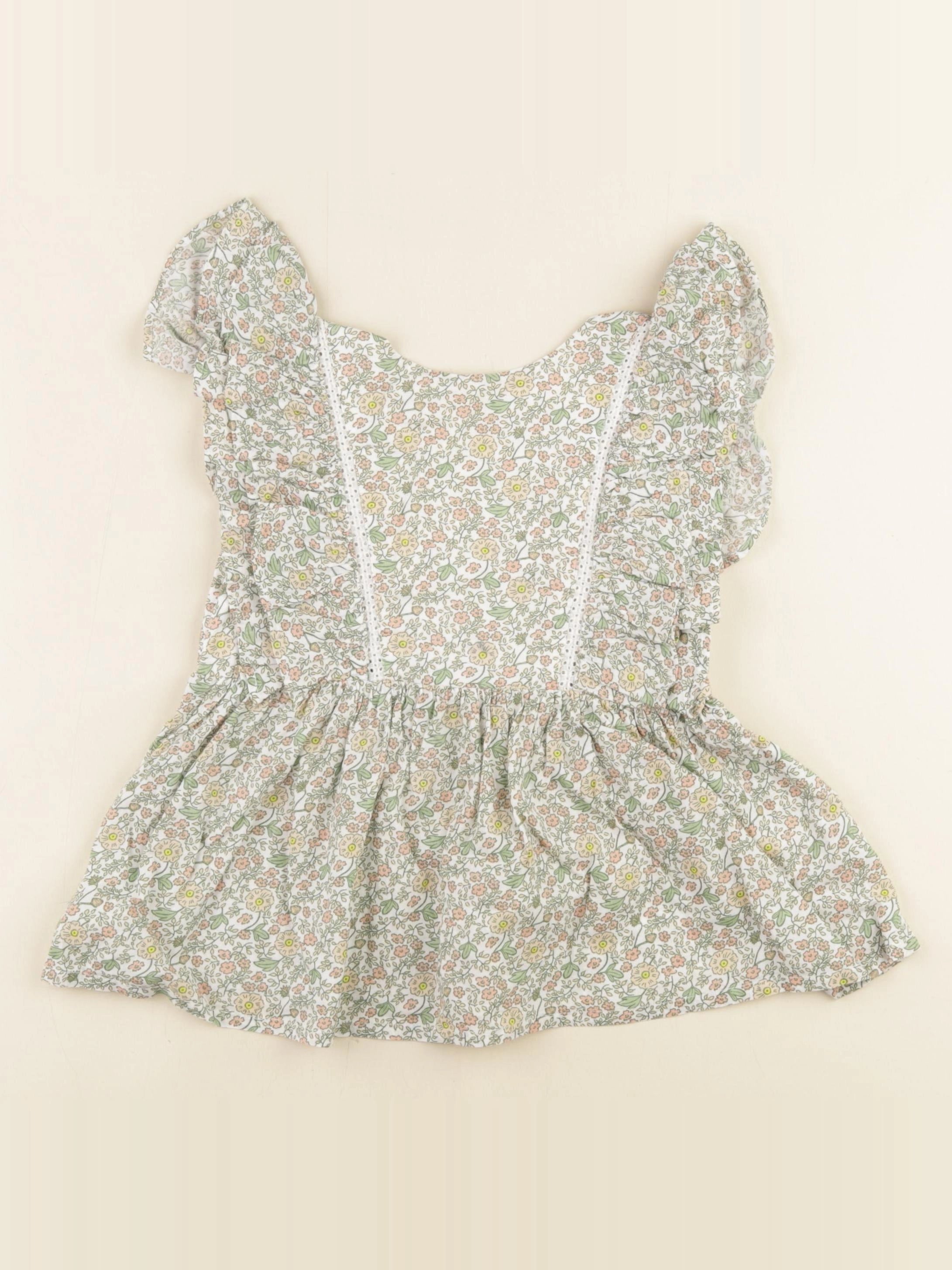 Vertbaudet - blouse vert - 7 ans