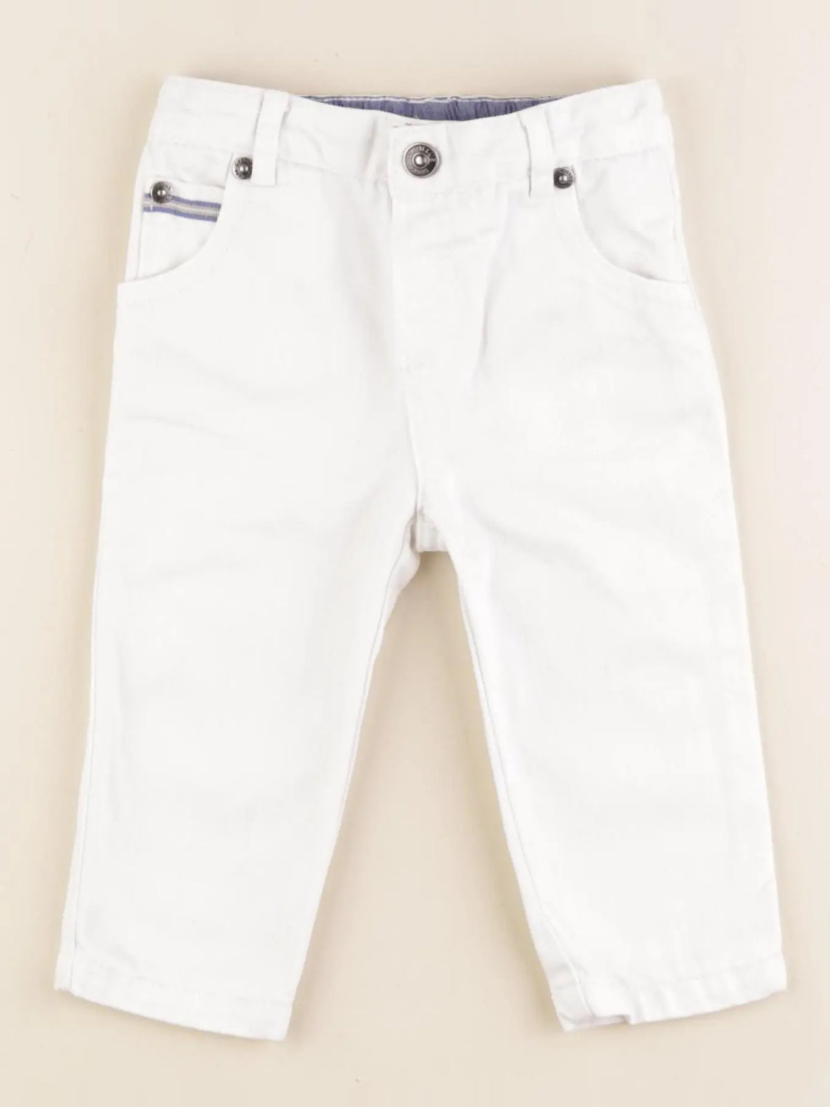 Cyrillus - jean blanc - 12 mois