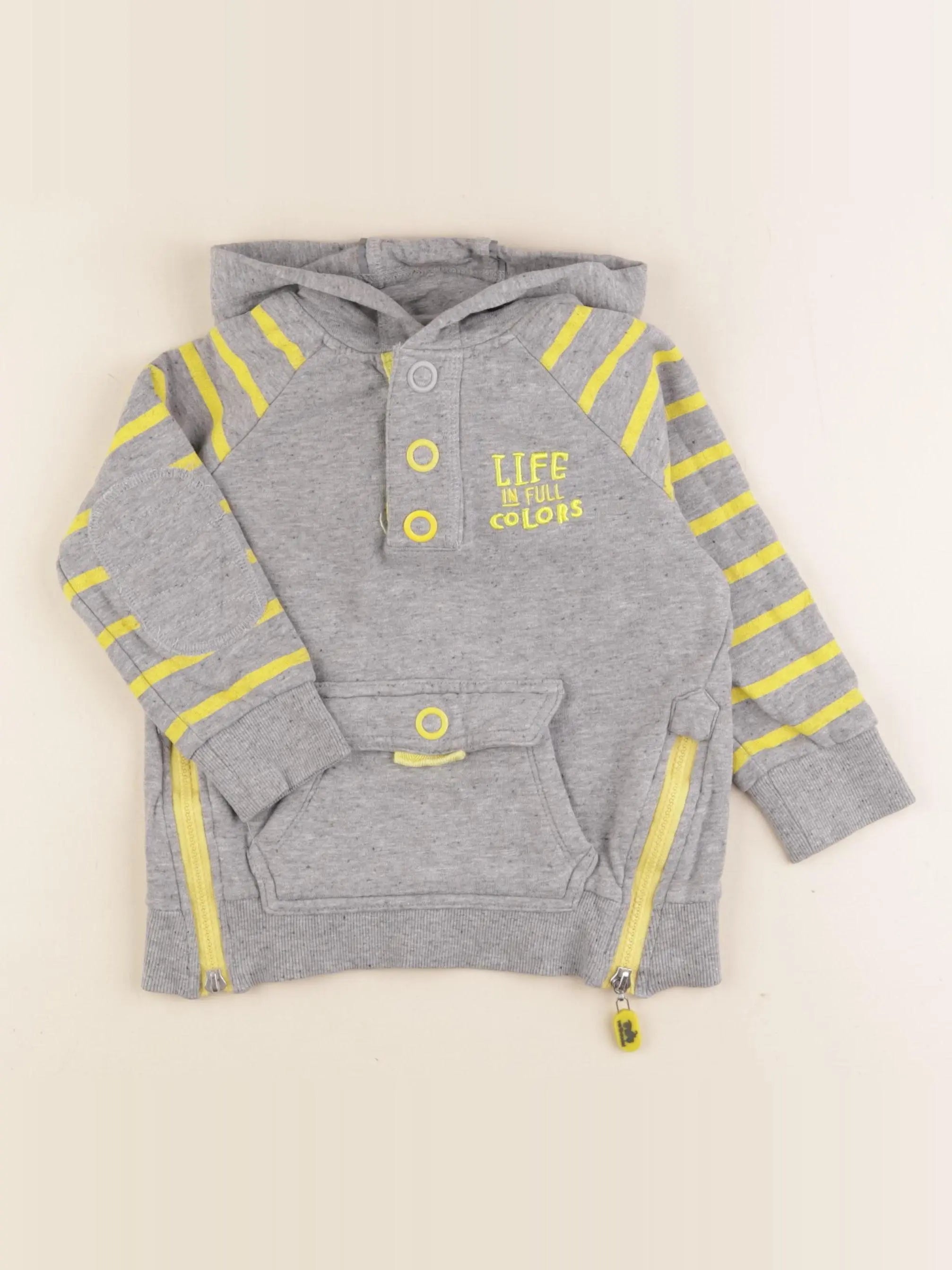 Vertbaudet - sweat gris - 3 ans
