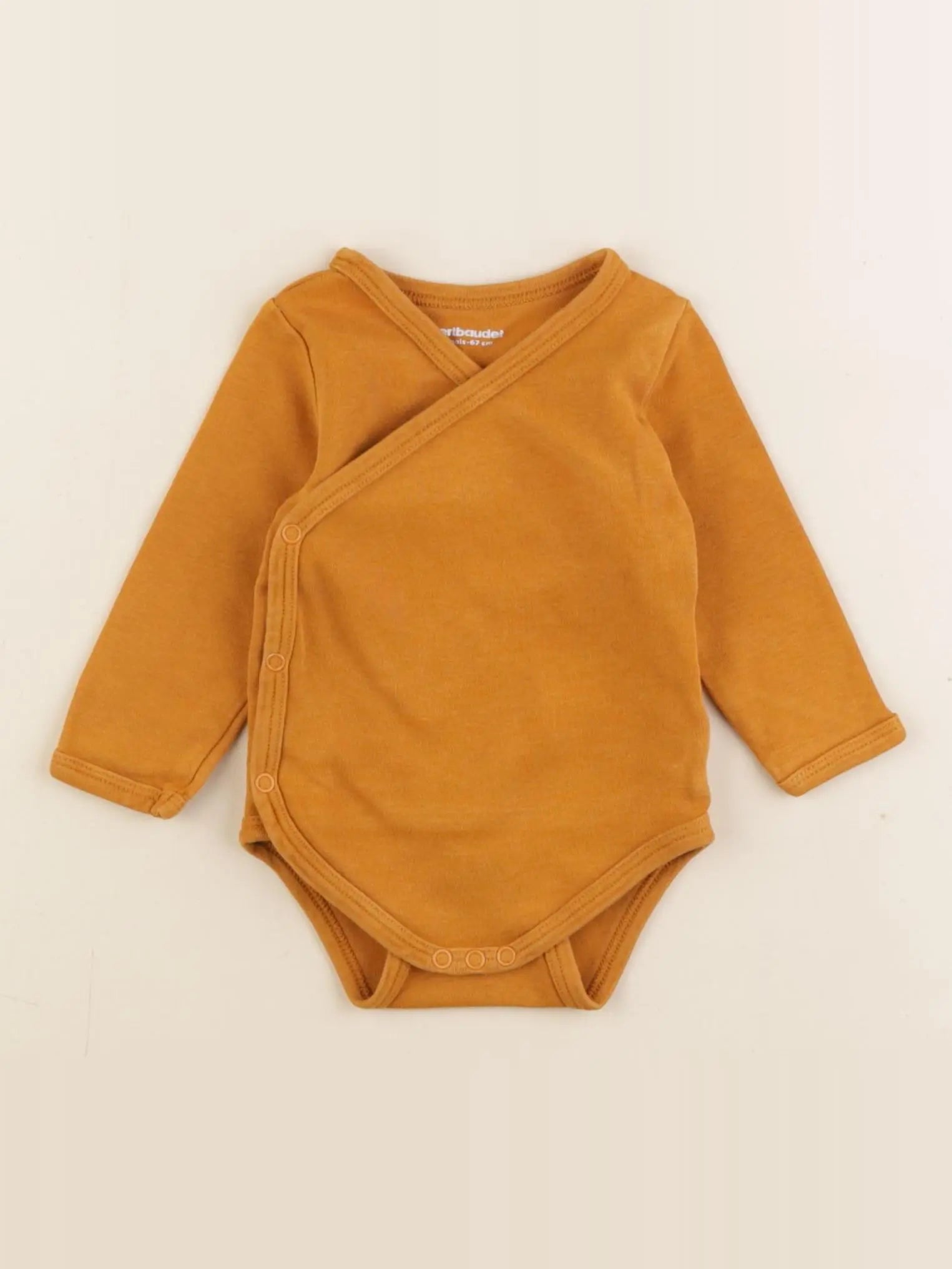 Vertbaudet - body jaune - 6 mois