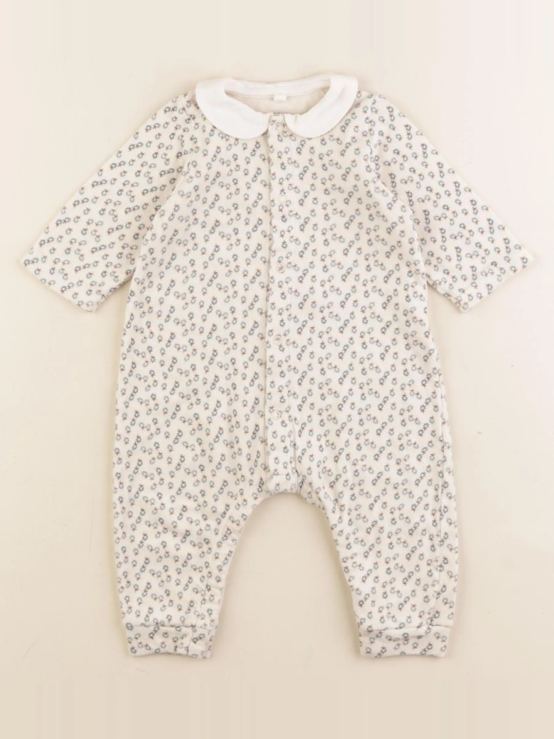 Petit Bateau - combinaison multicolore - 6 mois