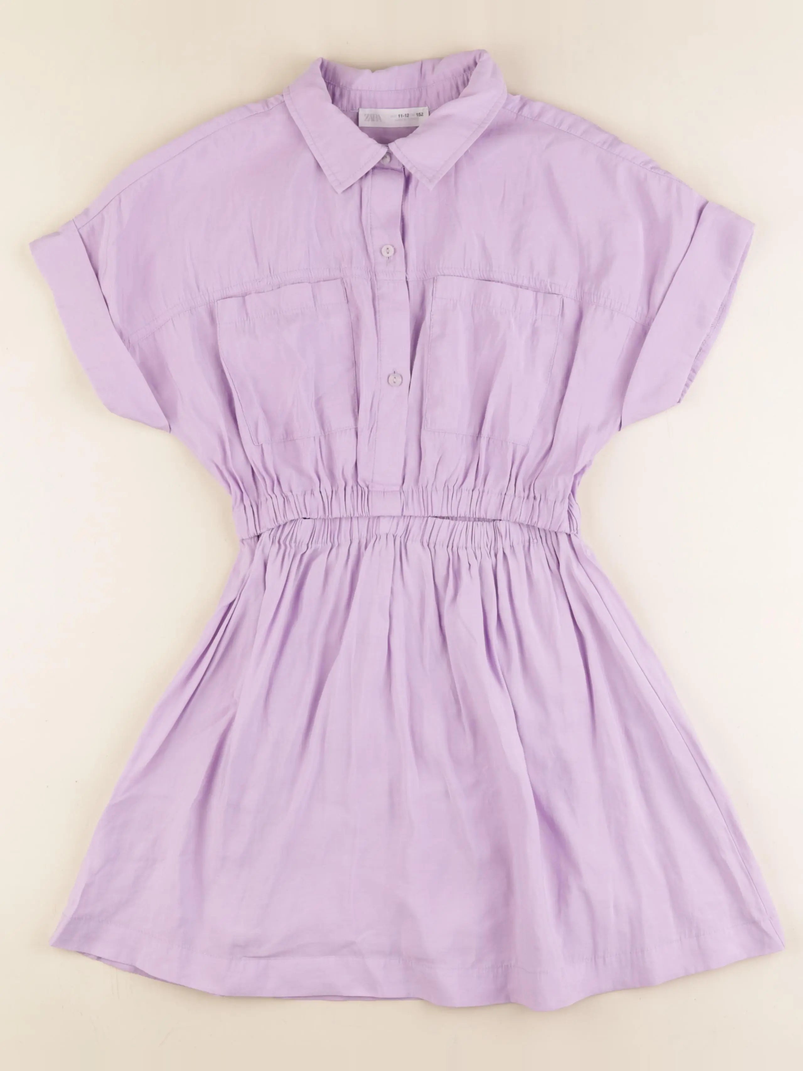 Zara - robe violet - 11/12 ans