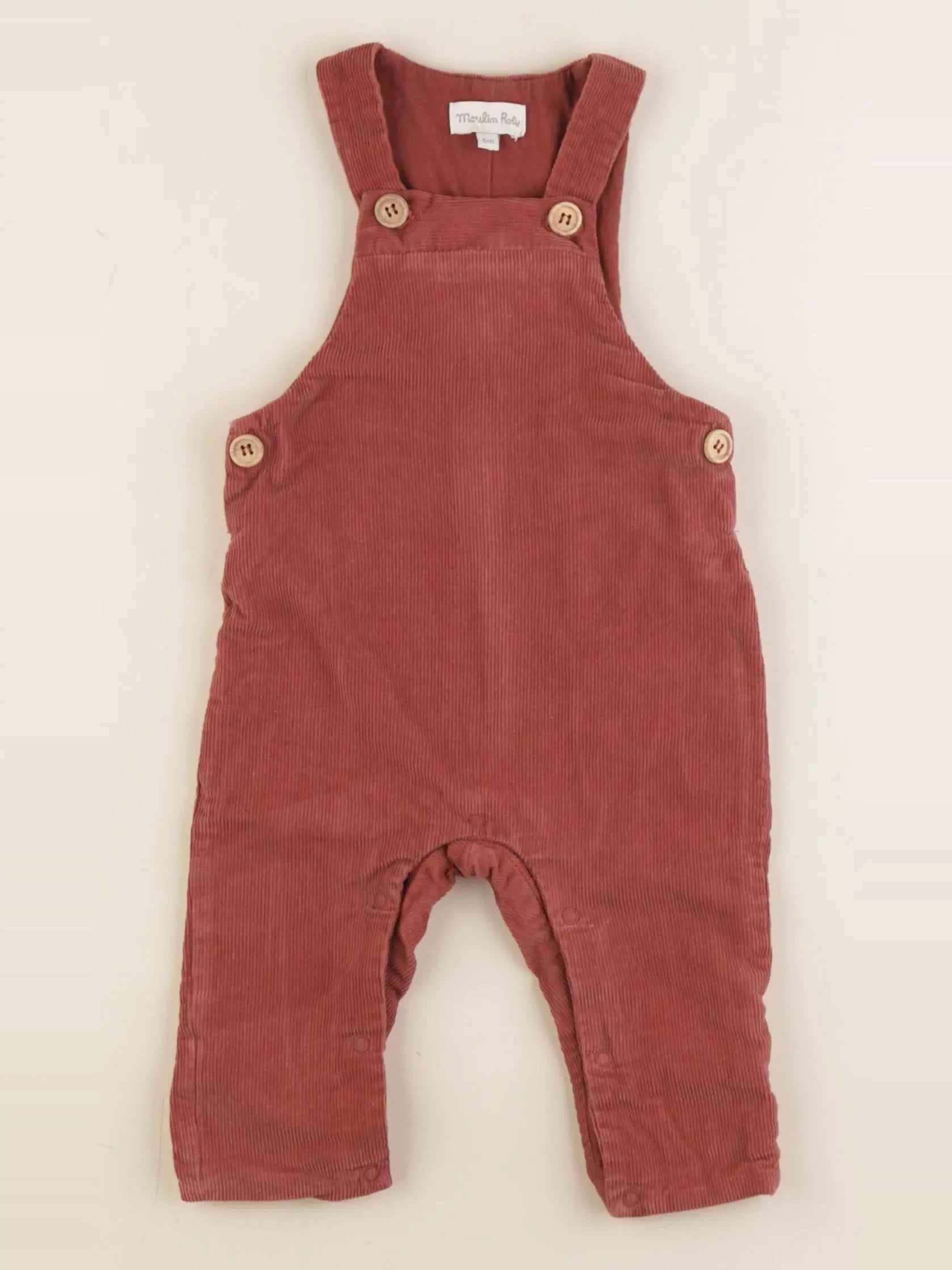 Moulin Roty - salopette marron - 6 mois