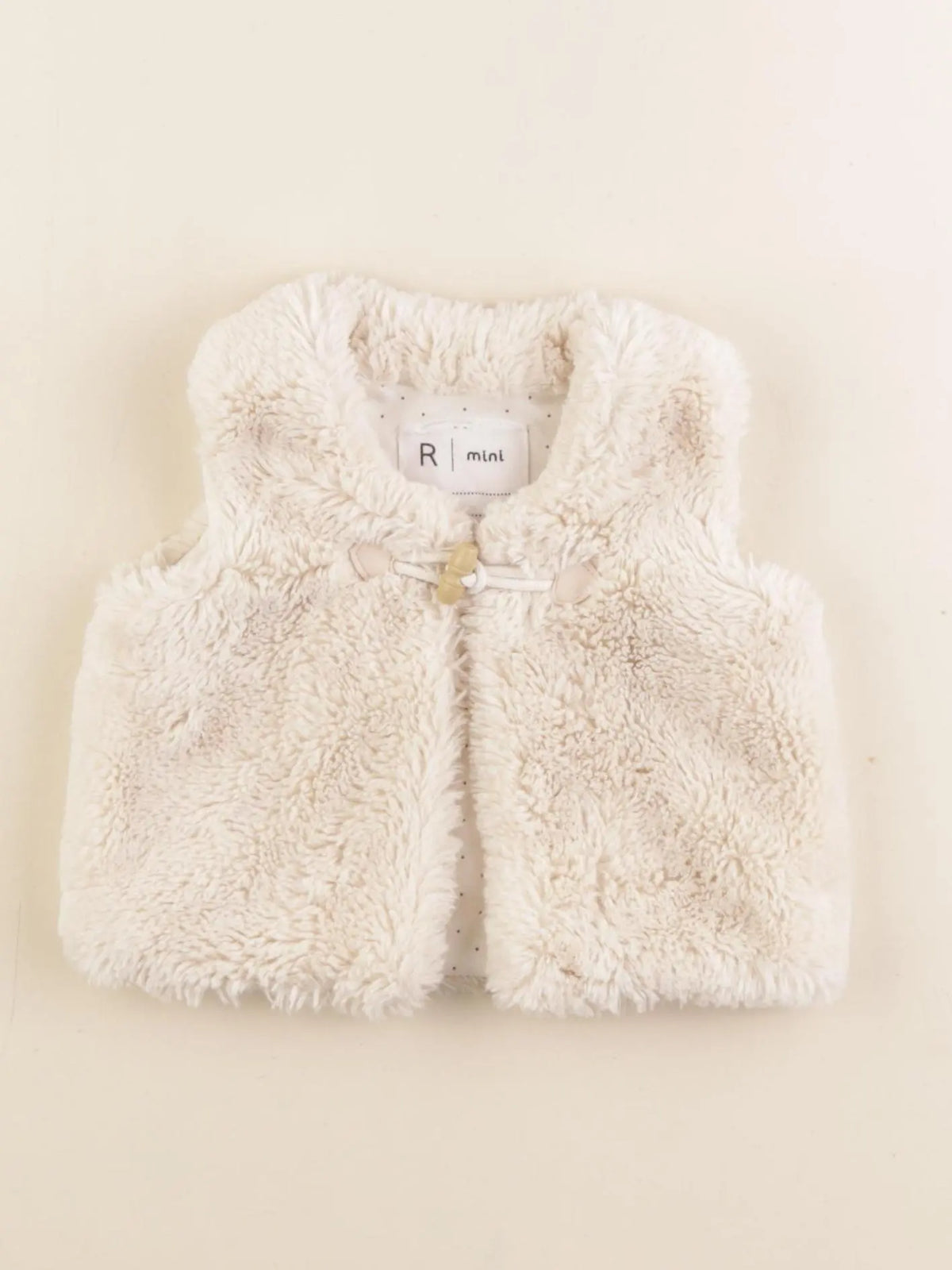 La Redoute - gilet blanc - 3 mois
