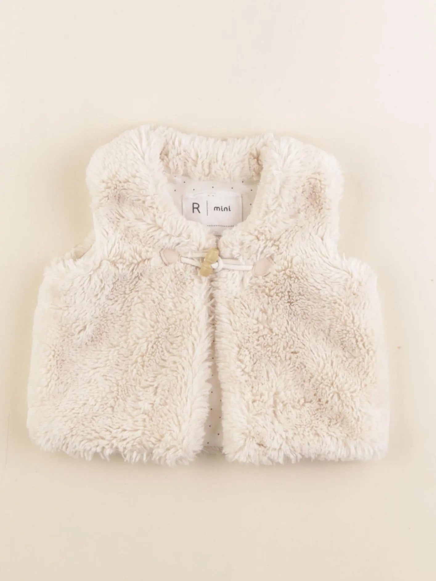La Redoute - gilet blanc - 3 mois