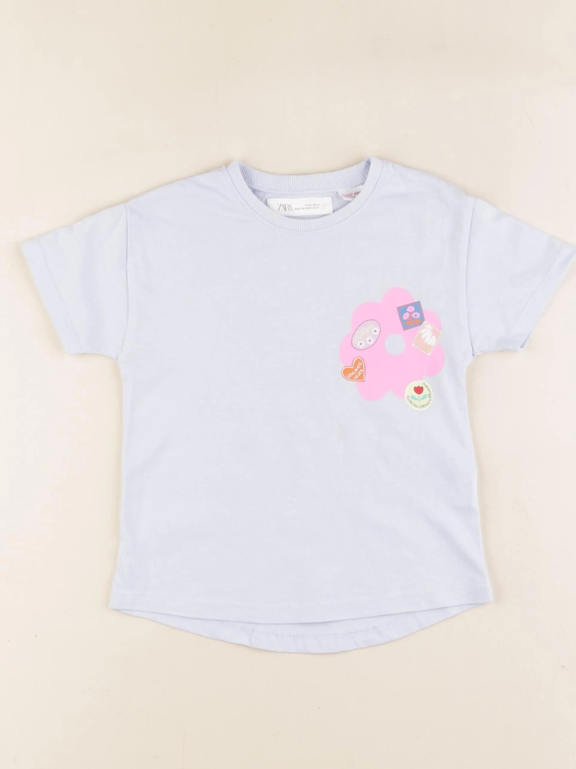 Zara - tee-shirt bleu - 3 ans