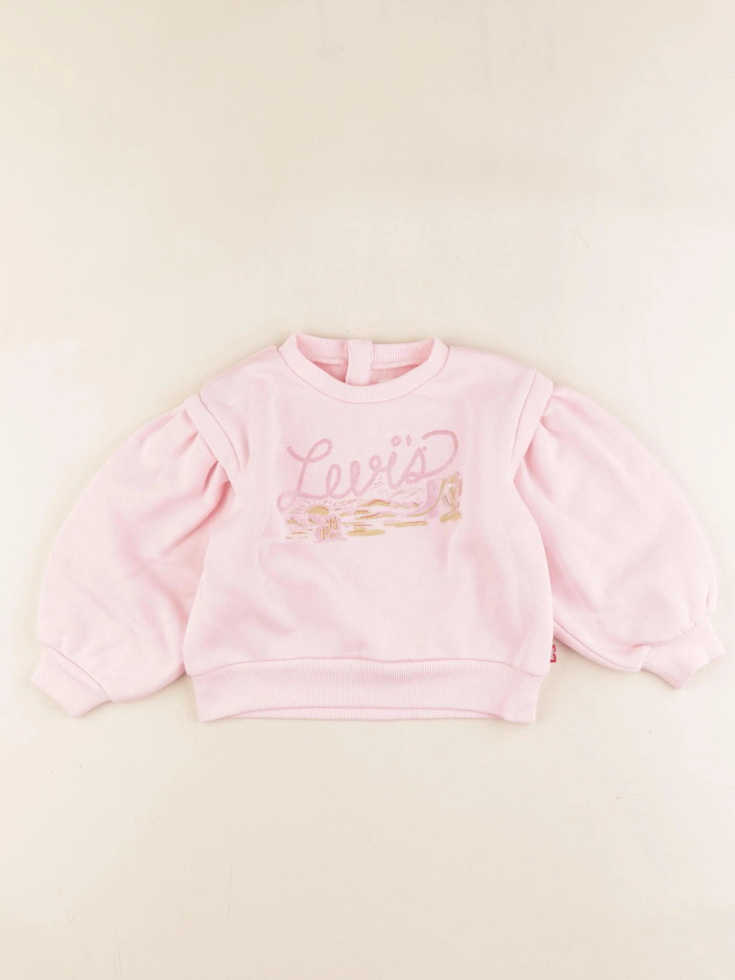 Levi's - sweat rose - 24 mois