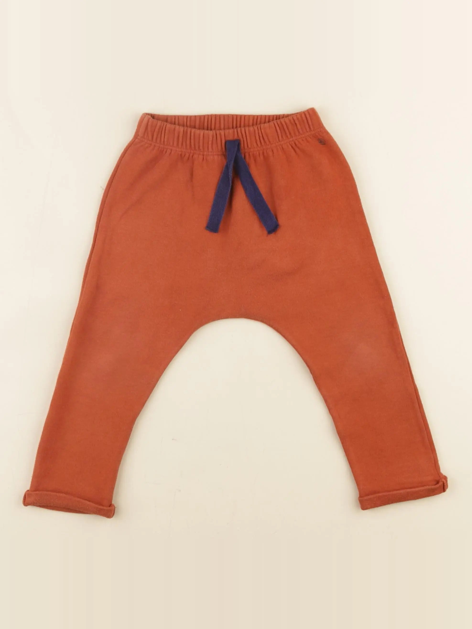 Petit Bateau - jogging orange - 18 mois