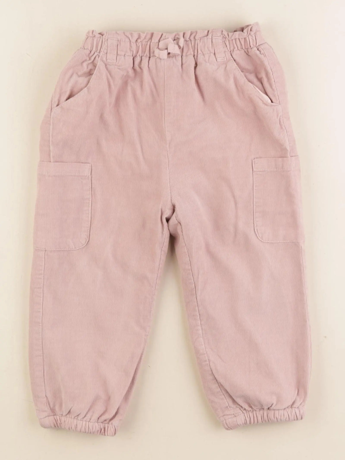 Vertbaudet - pantalon doublé rose - 36 mois