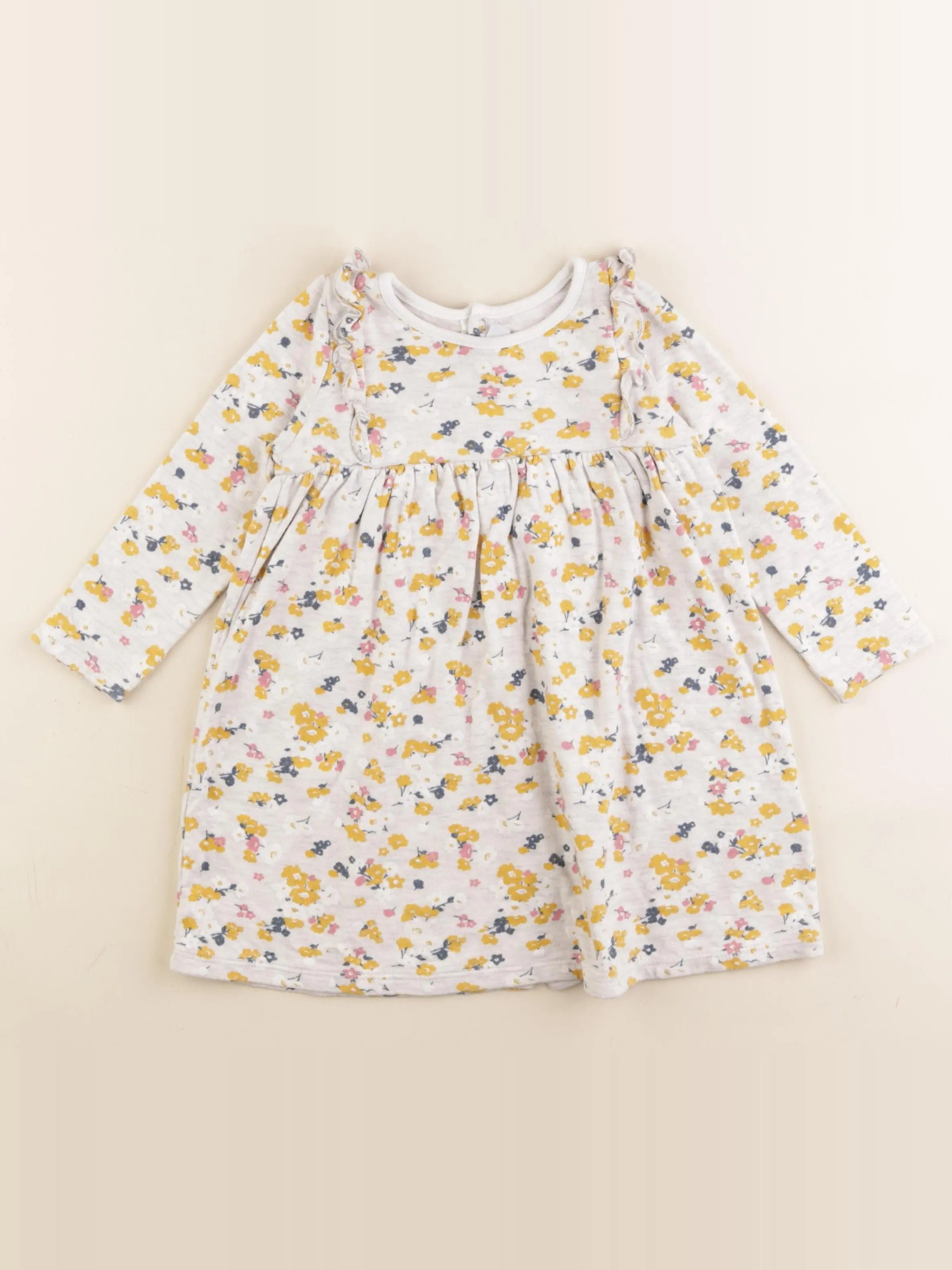 Petit Bateau - robe multicolore - 24 mois