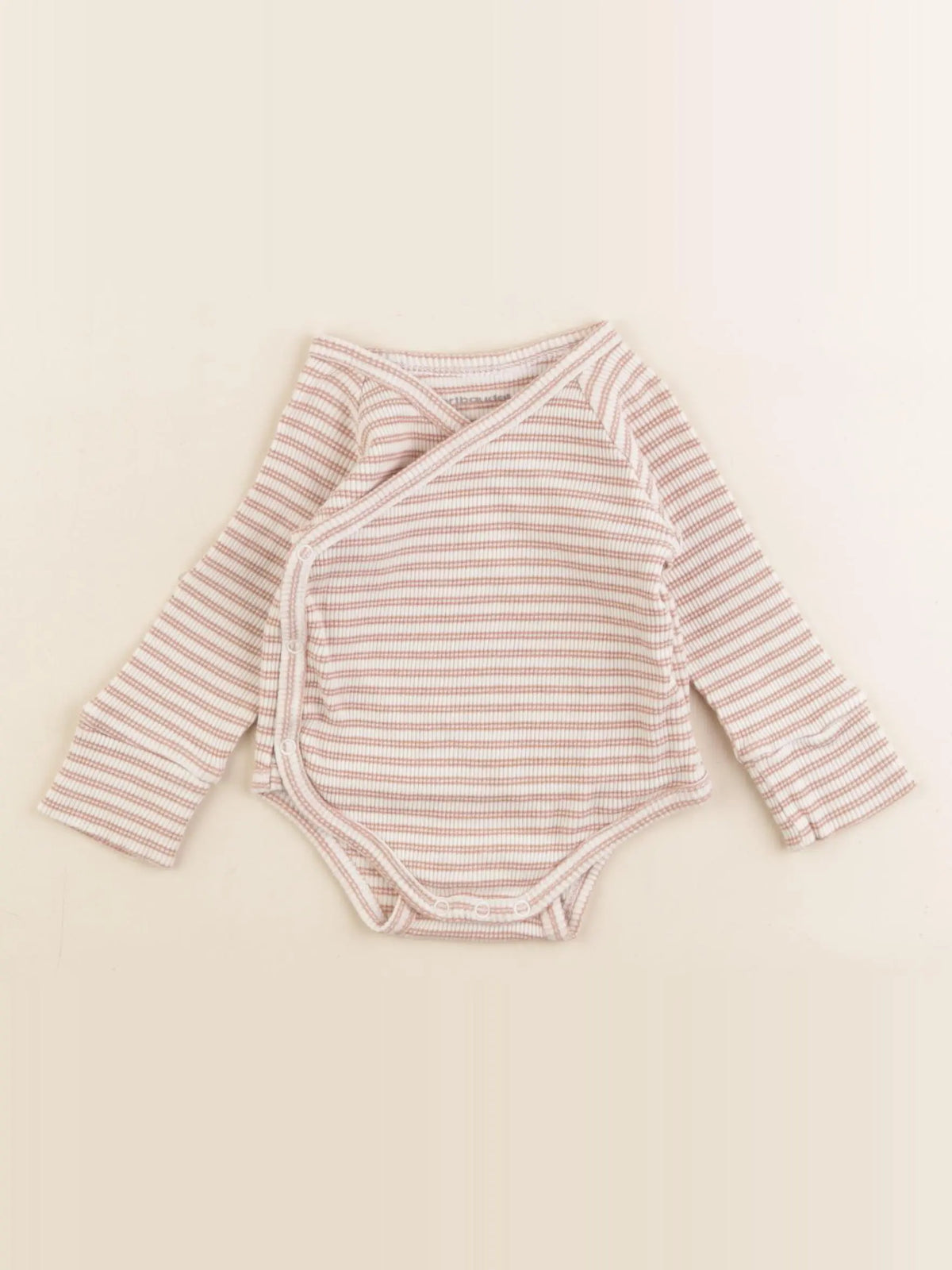 Vertbaudet - body rose - 0/3 mois