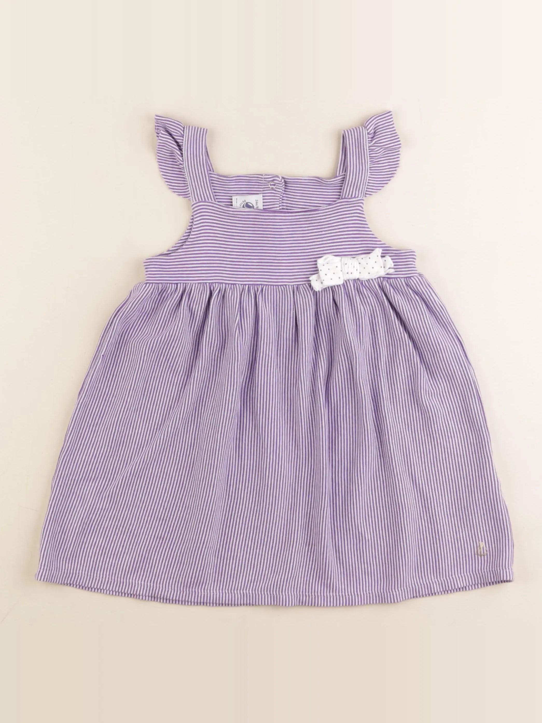 Petit Bateau - robe violet - 24 mois