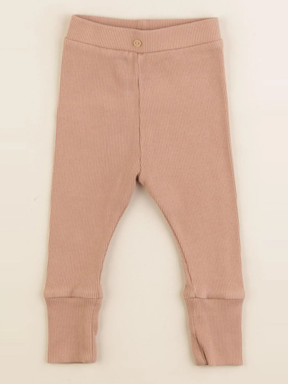 Vertbaudet - legging marron - 3/6 mois