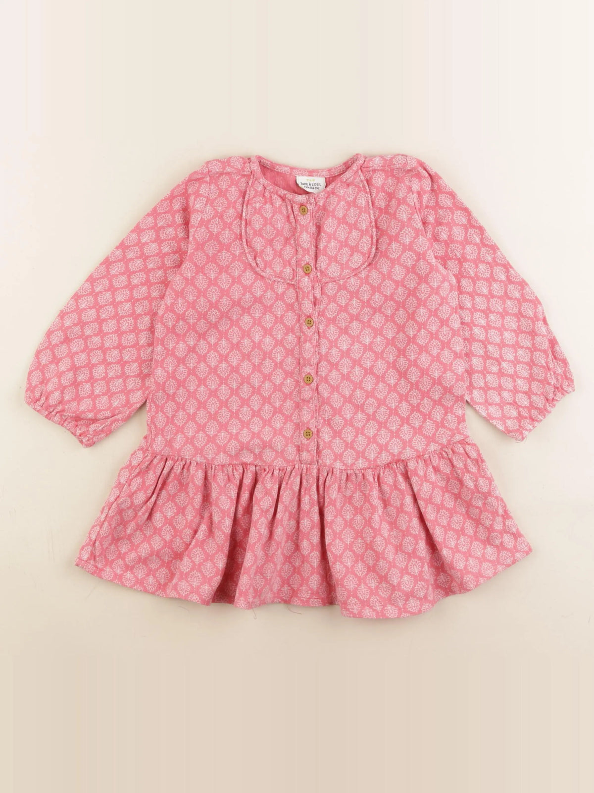 Tape à l'oeil - robe rose - 24 mois