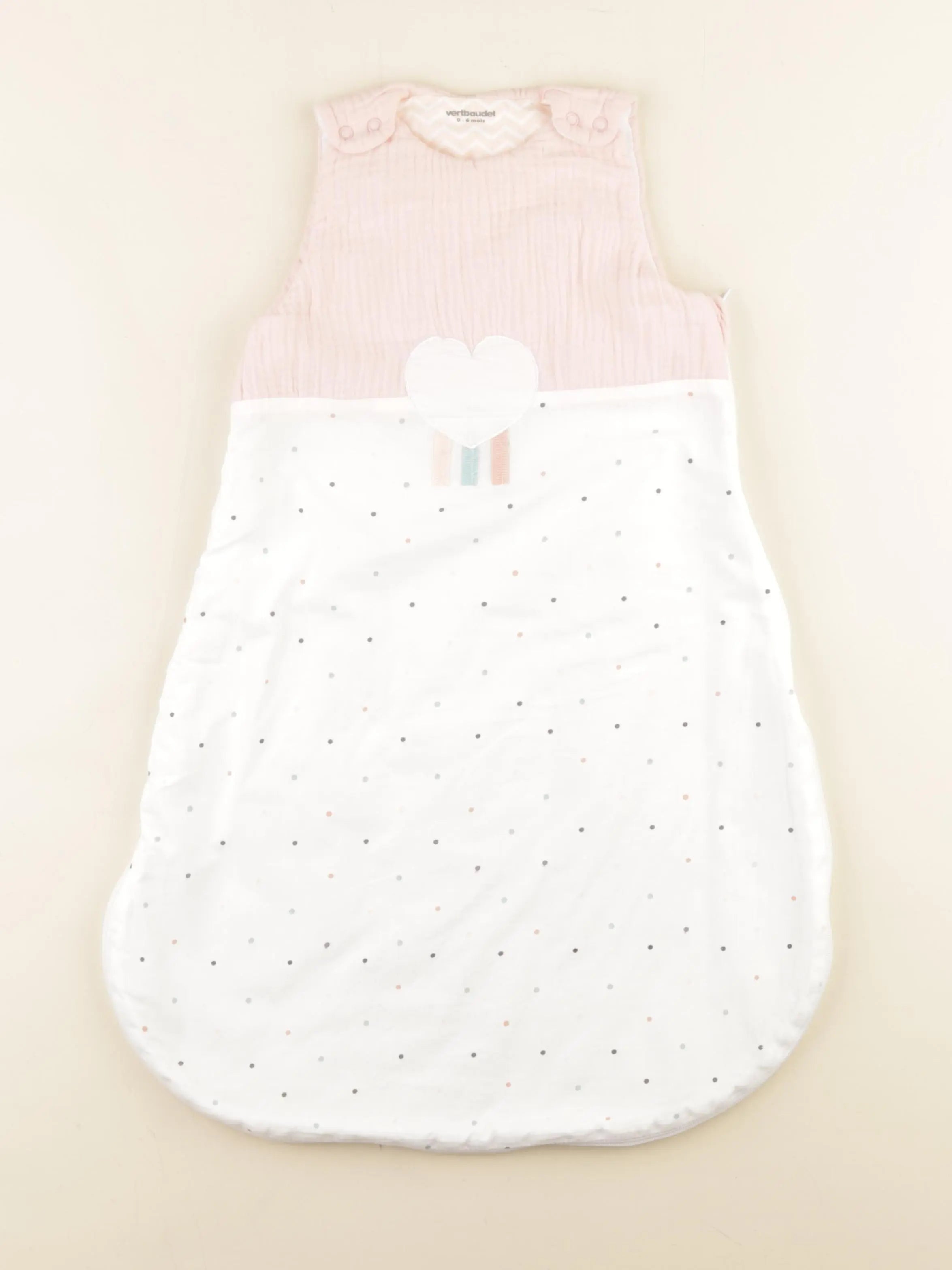 Vertbaudet - gigoteuse rose - 0/4 mois