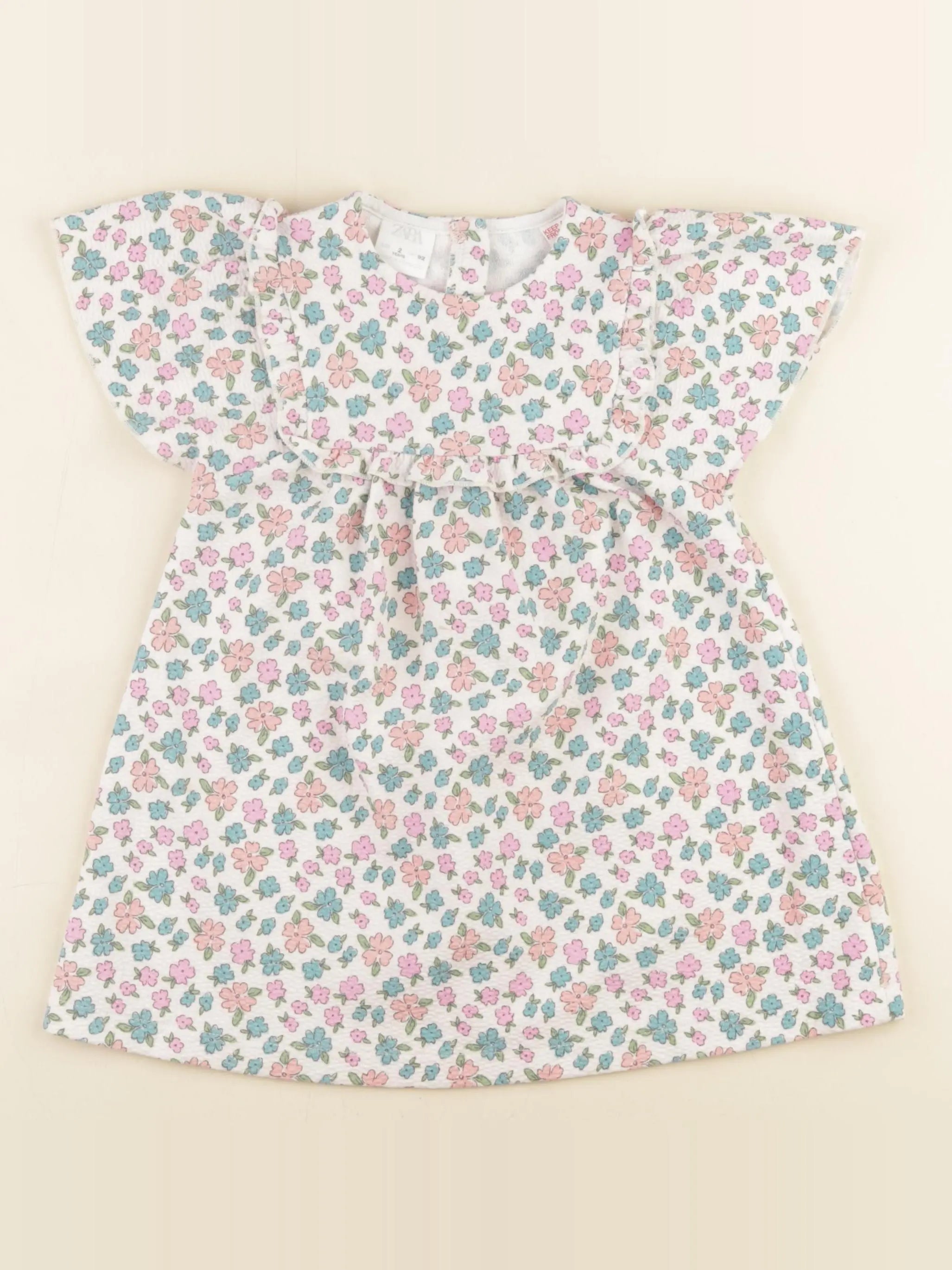 Zara - robe multicolore - 2 ans