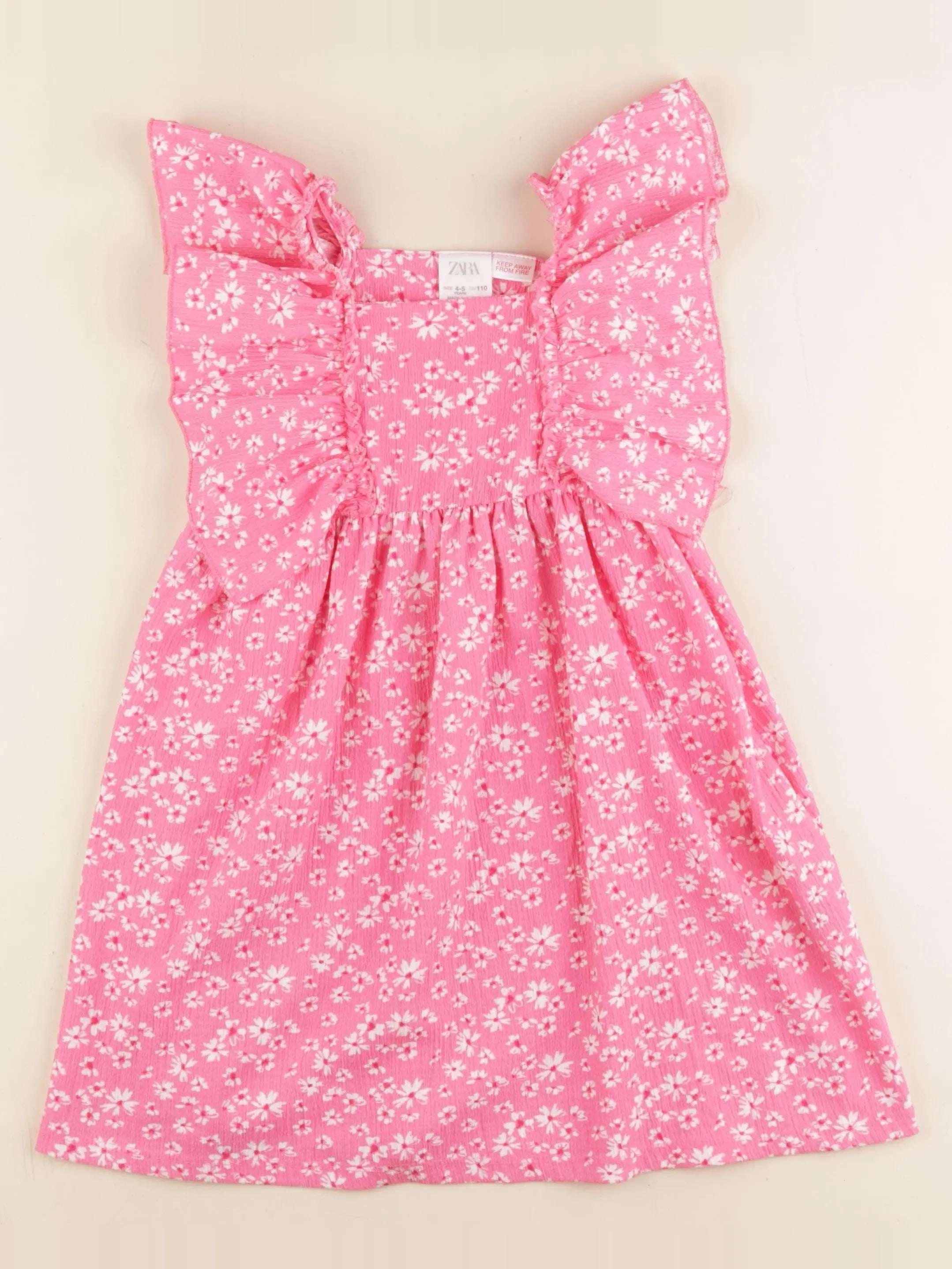Zara - robe rose - 4/5 ans