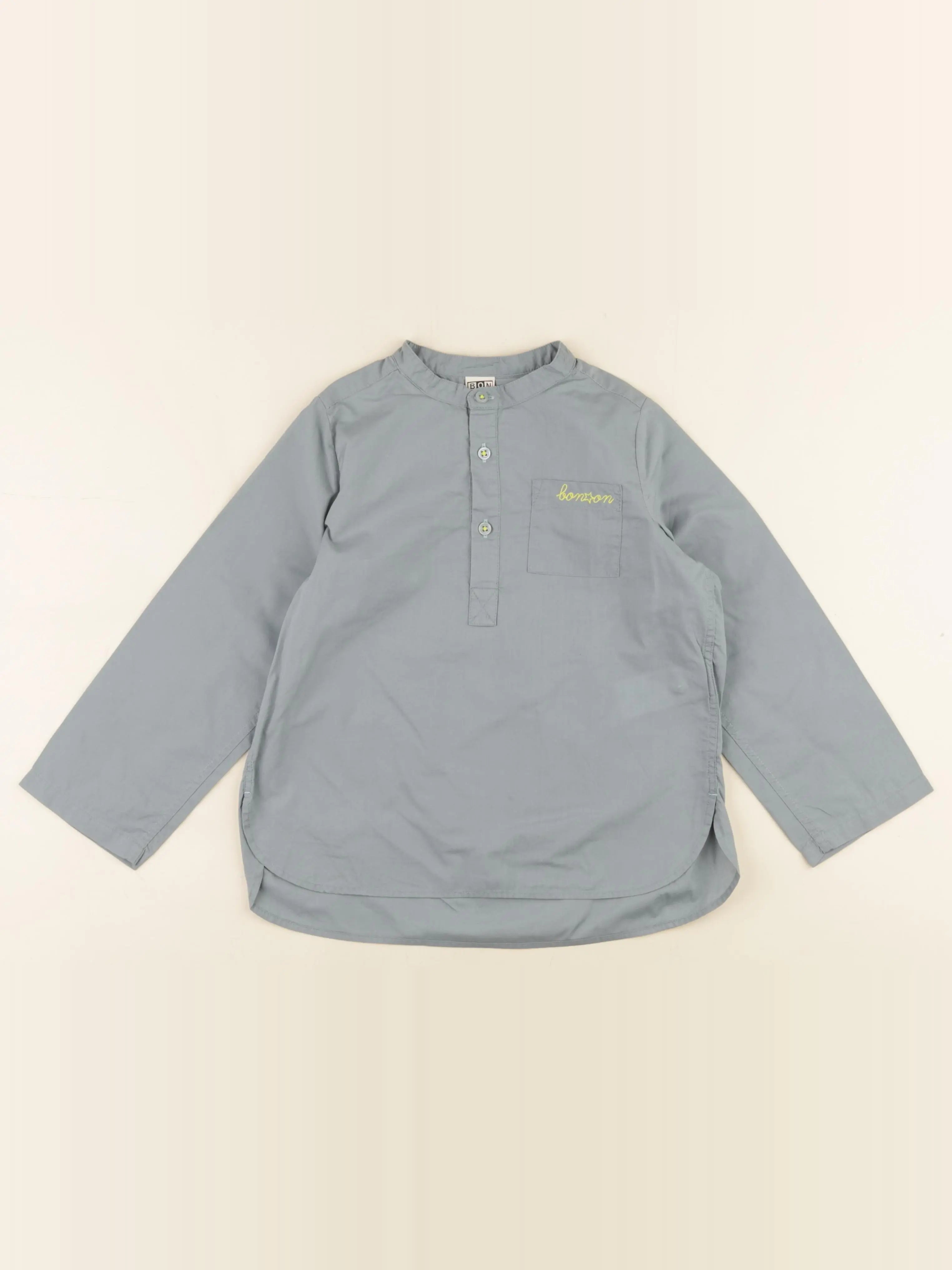 Bonton - chemise vert - 6 ans