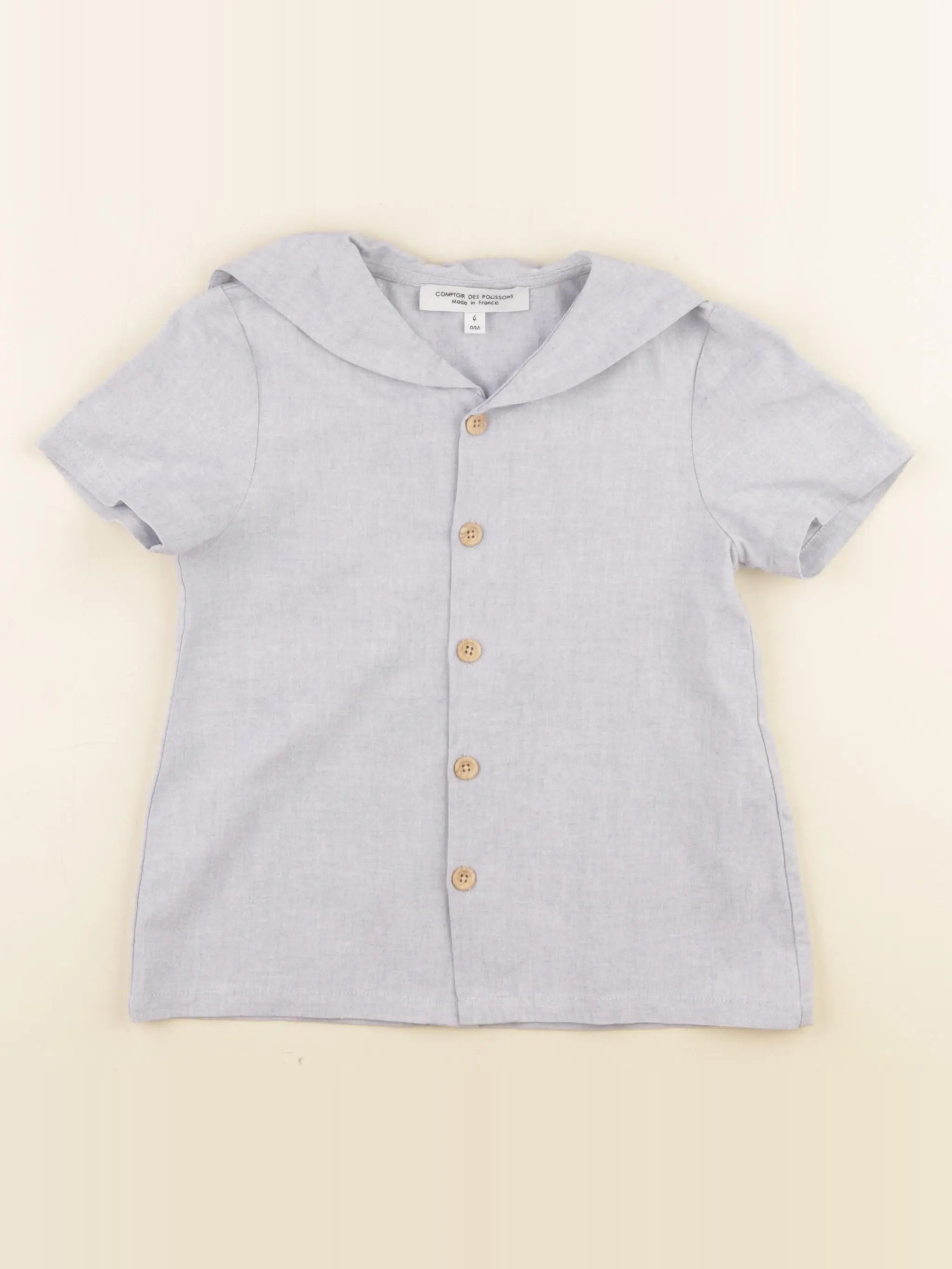 Comptoir des Polissons - blouse bleu - 4 ans