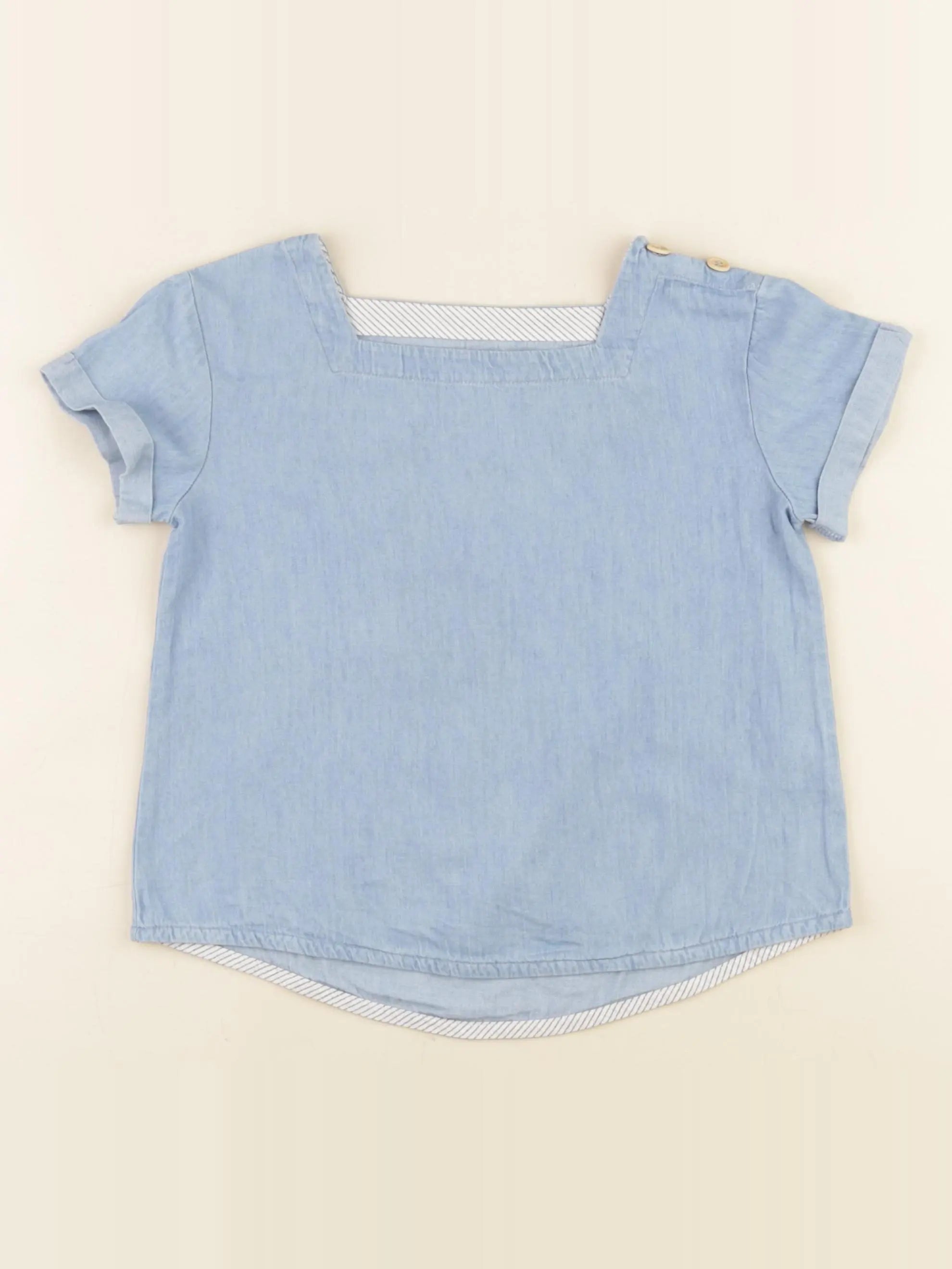Loir Paris - blouse bleu - 6 ans
