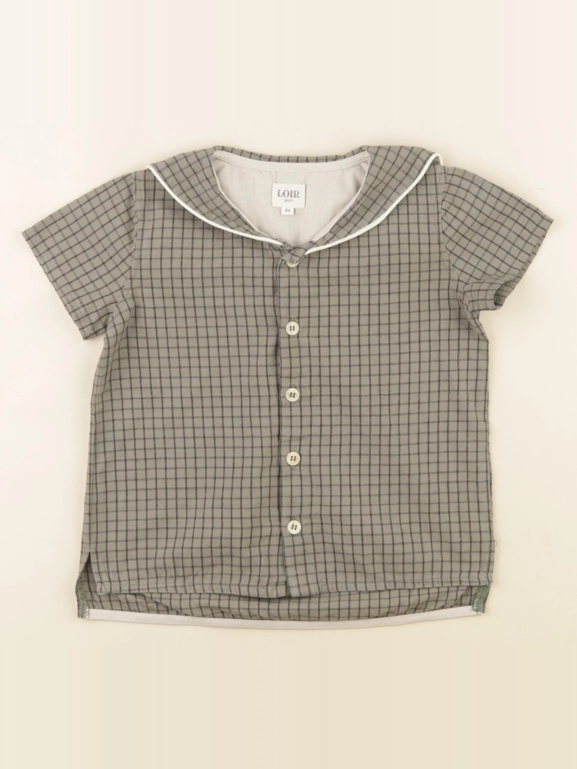 Loir Paris - blouse vert - 6 ans