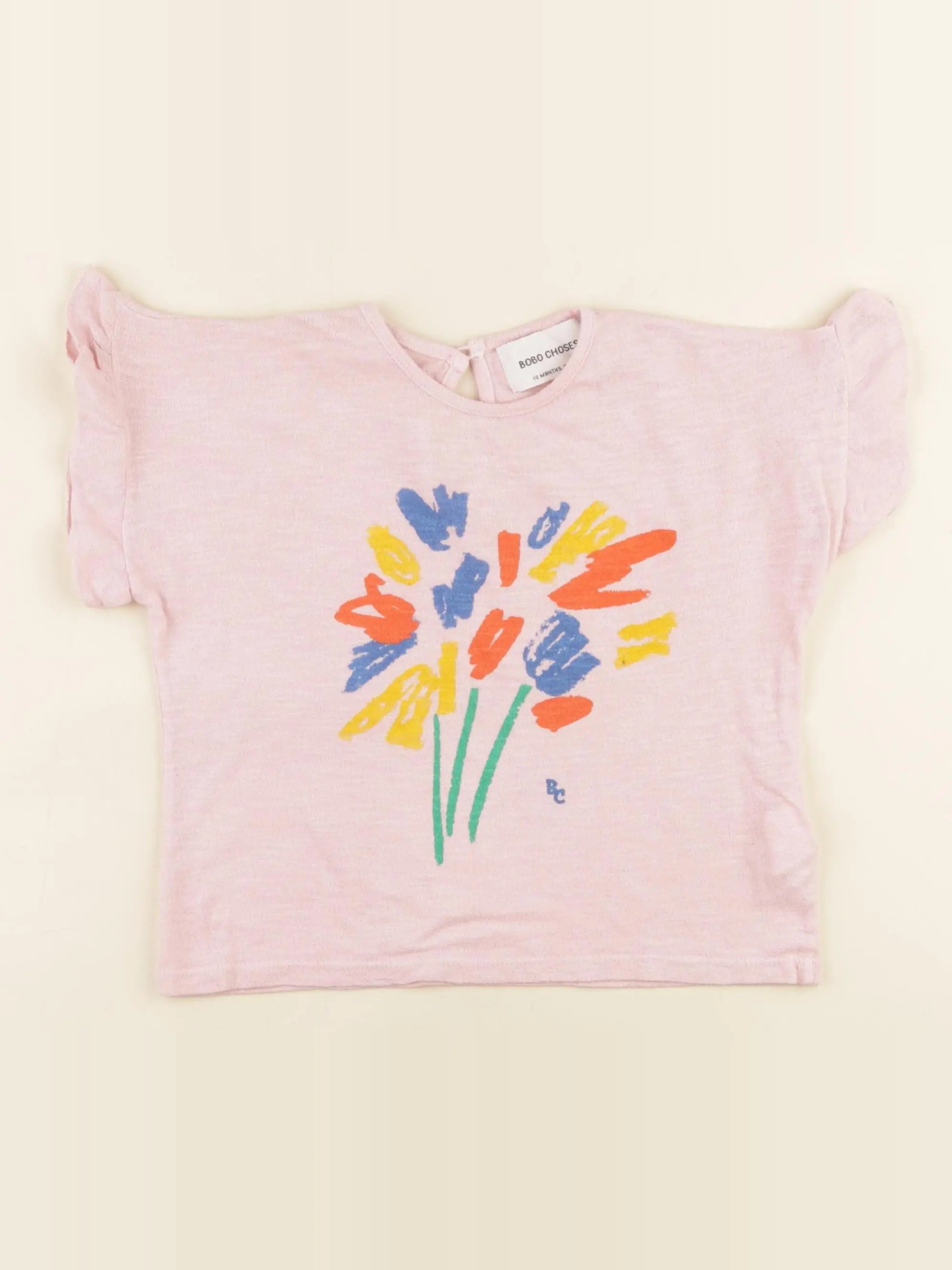 Bobo Choses - tee-shirt rose - 18 mois
