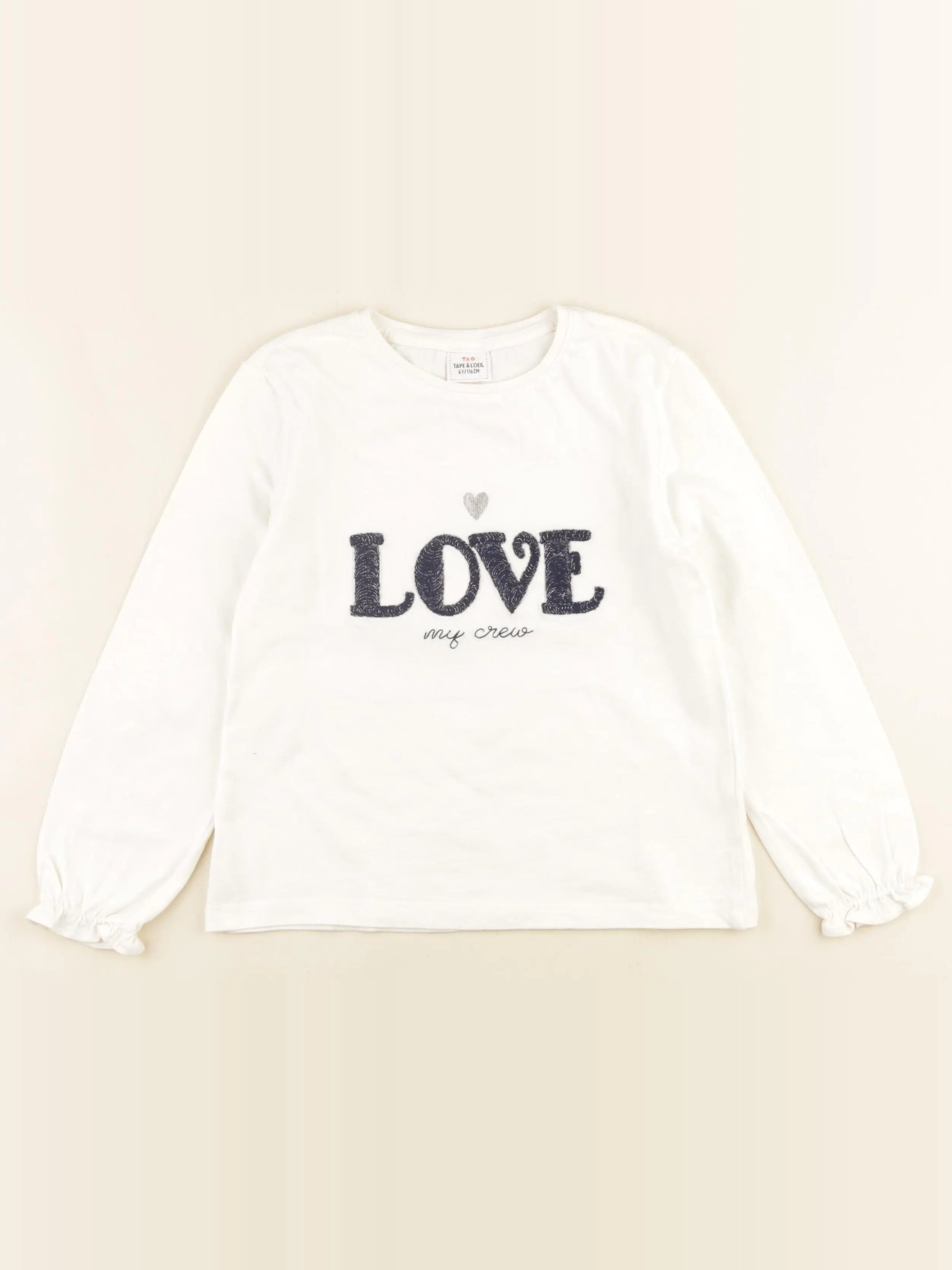 Tape à l'oeil - tee-shirt blanc - 6 ans