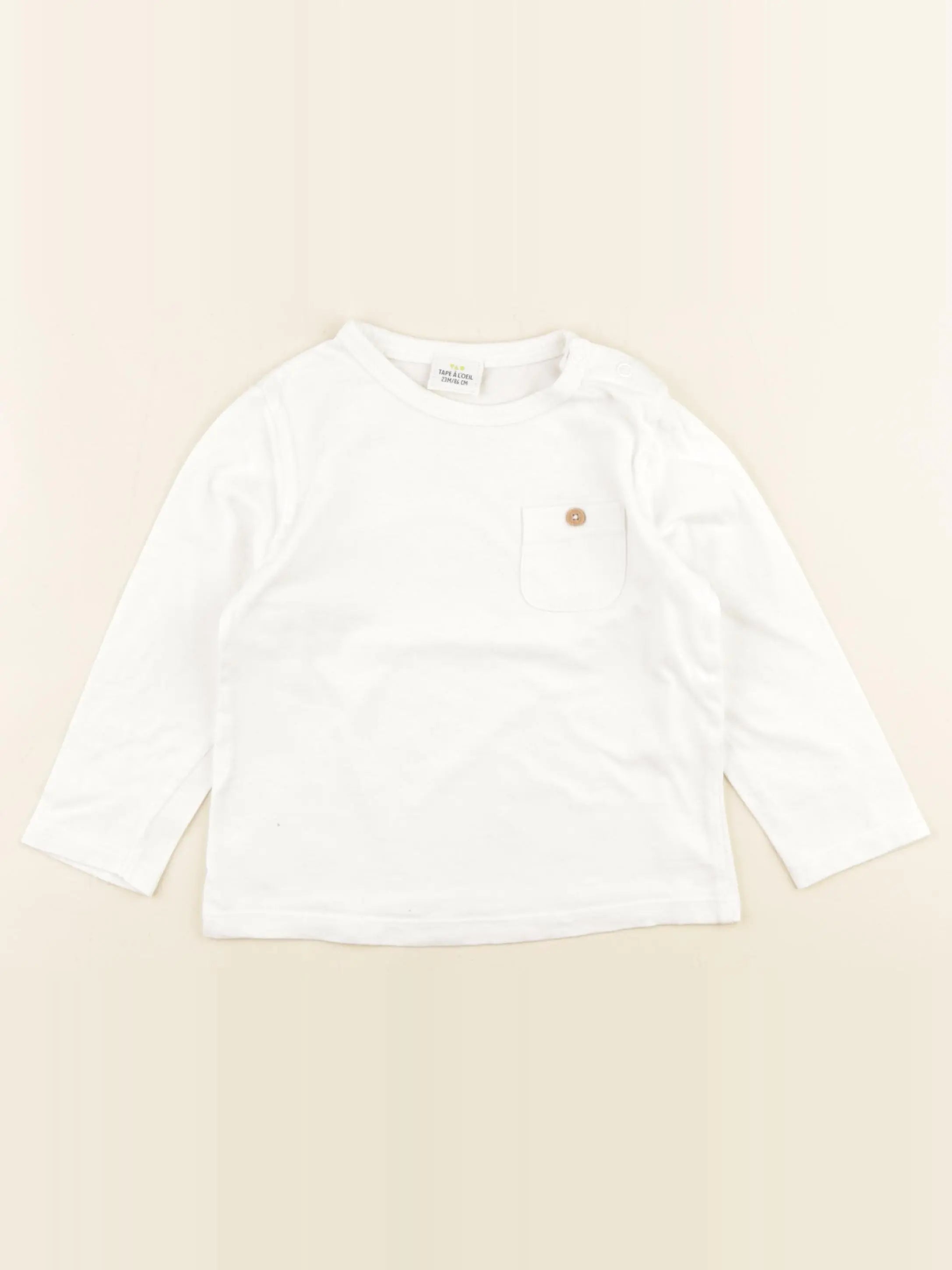 Tape à l'oeil - tee-shirt blanc - 24 mois