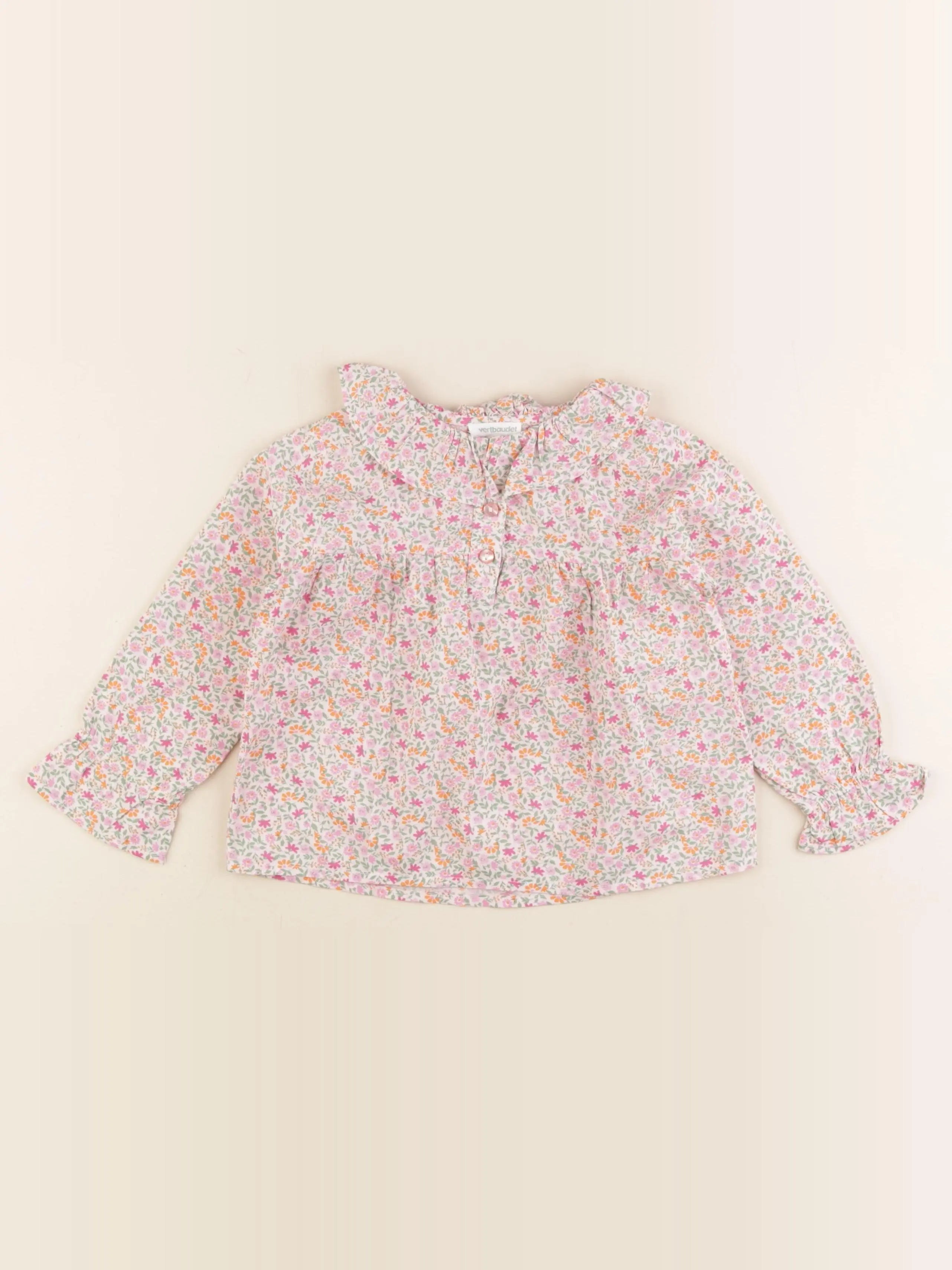 Vertbaudet - blouse multicolore - 3 ans